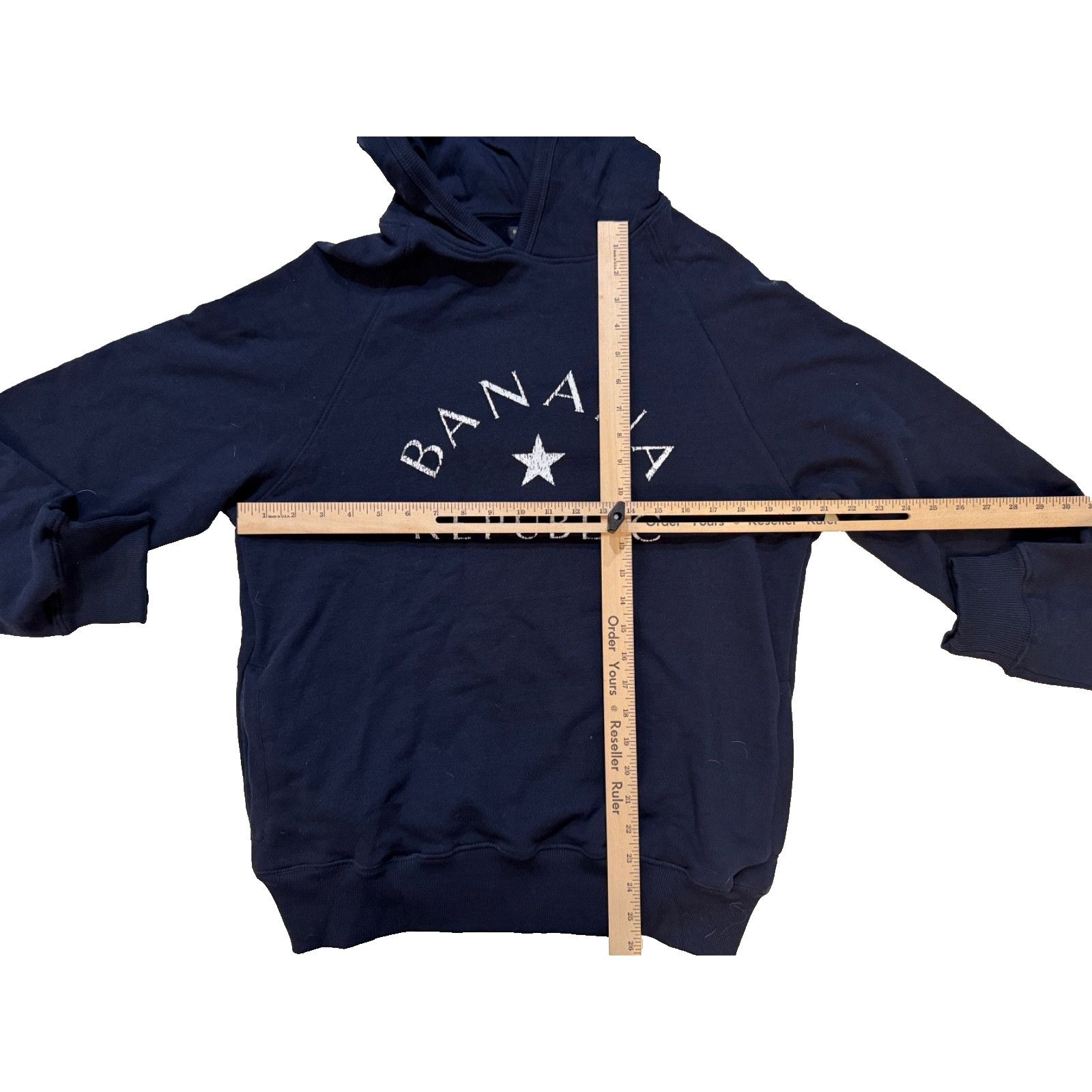 Banana Republic Banana Republic Hoodie Men LG Navy BR Graphic Sweatshirt NWT Size US L / EU 52-54 / 3 - 4 Thumbnail