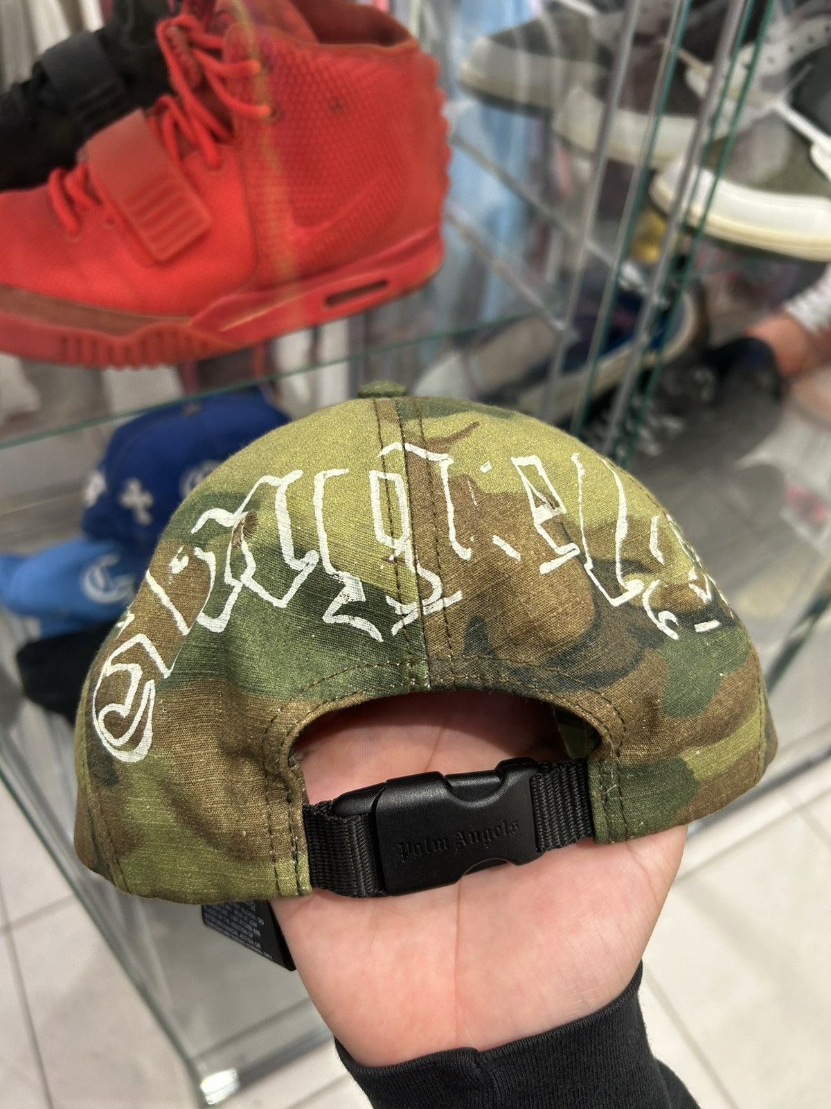 Palm Angels Palm angels Millitary Logo Camo baseball cap Size ONE SIZE - 3 Thumbnail
