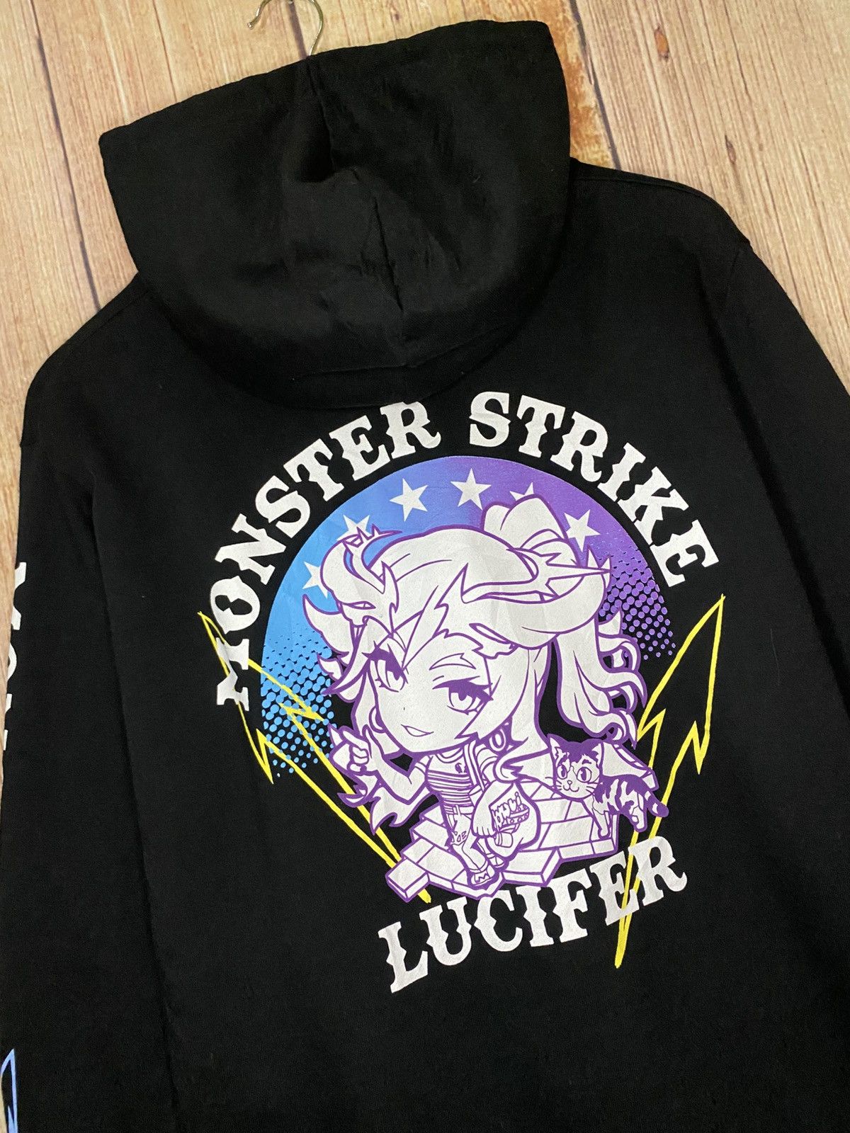 Anime Anime Monster Strike Lucifer Full-Zip Hoodie Size US L / EU 52-54 / 3 - 3 Thumbnail