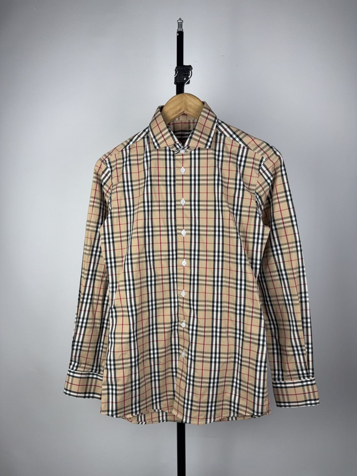 Designer × Vintage Vintage 00s Plaid London England style Y2K Casual Shirt Size US S / EU 44-46 / 1 - 1 Thumbnail