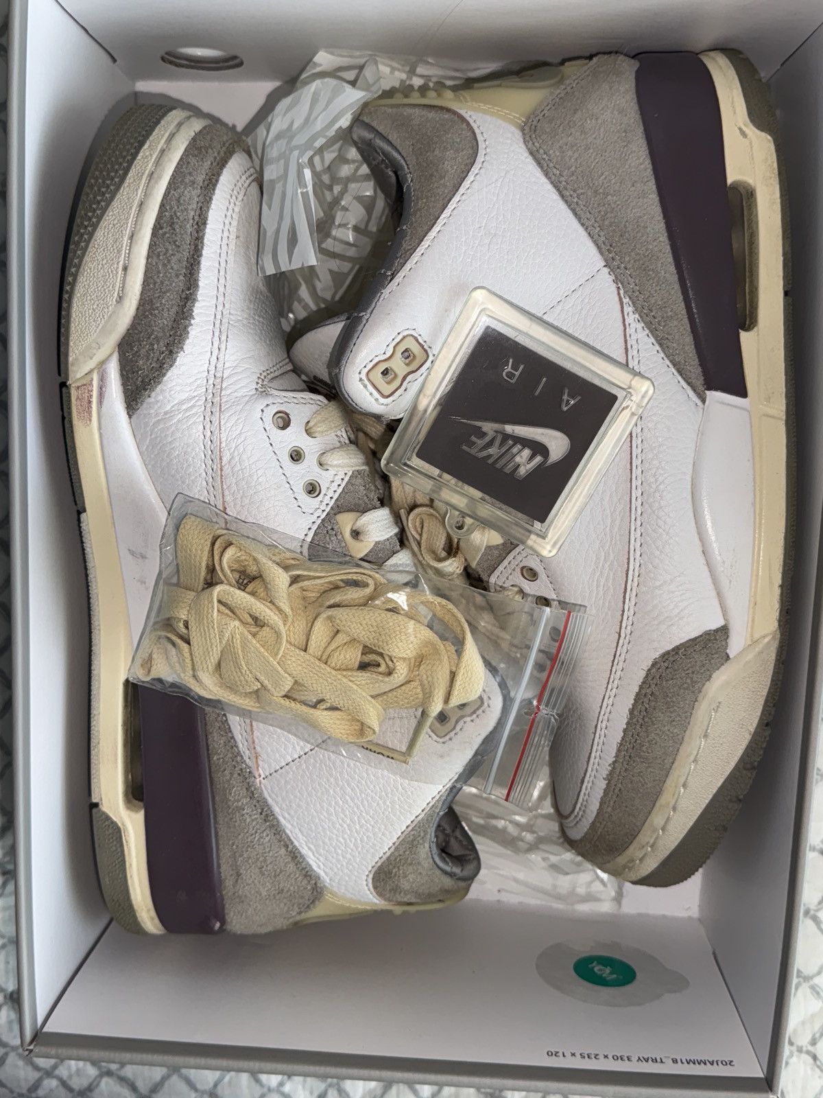 A Ma Maniere × Jordan Brand Air Jordan 3 Retro SP ‘ A Ma Maniére ’ Size US 10.5 / IT 40.5 - 8 Thumbnail