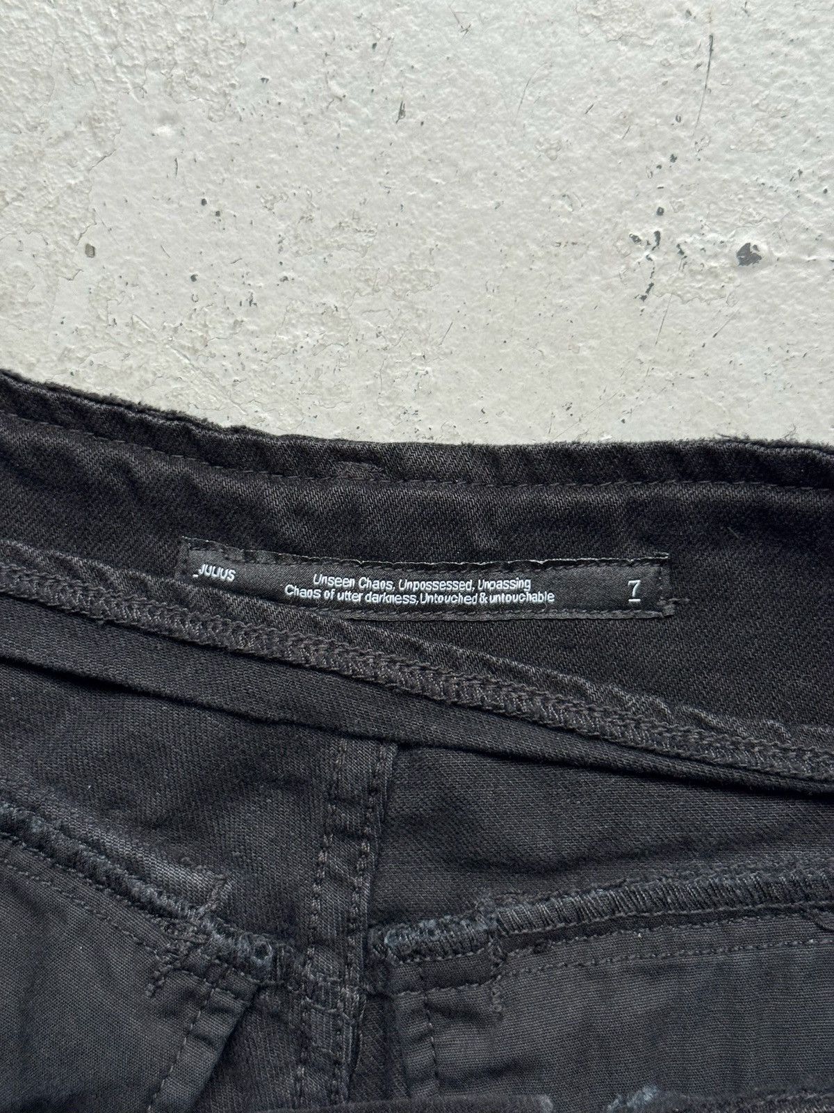 Julius Julius Denim Cargo Pants Size US 32 / EU 48 - 4 Thumbnail