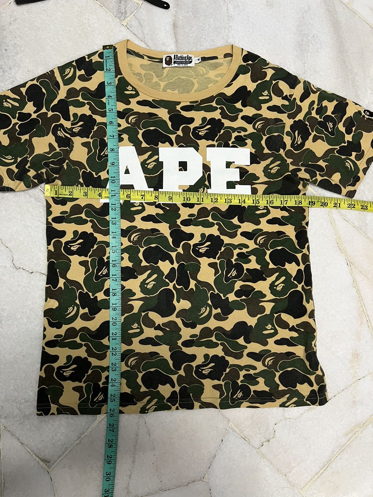 Bape VTG A BATHING APE CAMO SHIRT VERY RARE Size US S / EU 44-46 / 1 - 7 Thumbnail