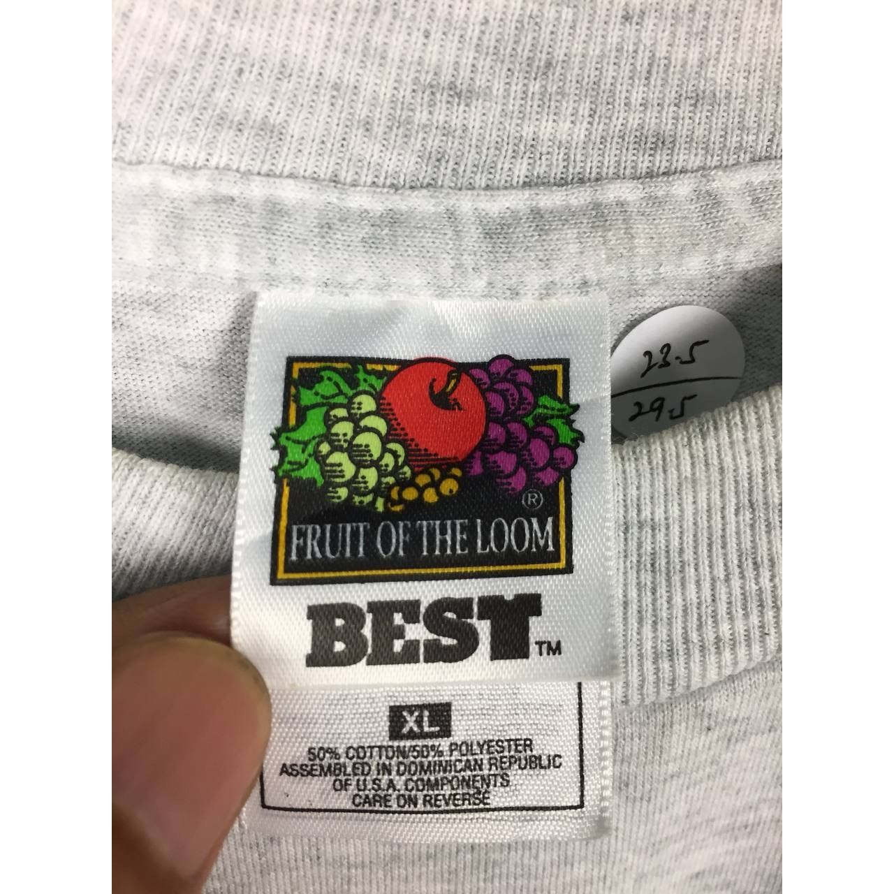 Fruit Of The Loom × Vintage Vtg 50/50 FBi Buildings Construction Company Promo Tee Size US XL / EU 56 / 4 - 8 Thumbnail