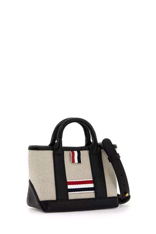 Thom Browne o1s22i1n0924 Size: OS / Mini Tool Tote Bag in Beige Size ONE SIZE - 1 Thumbnail