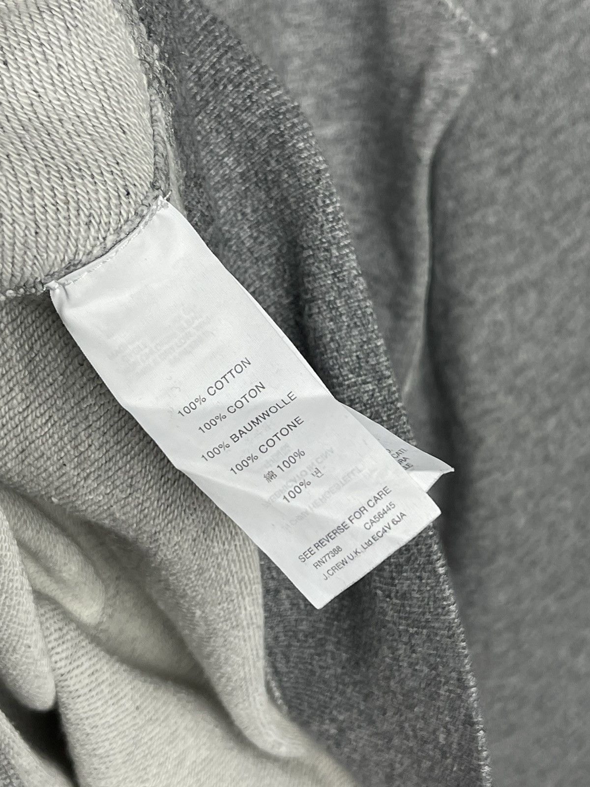 J.Crew × Vintage J.Crew Vintage Solid Grey Sweatshirt Men’s Size S Size US S / EU 44-46 / 1 - 7 Thumbnail