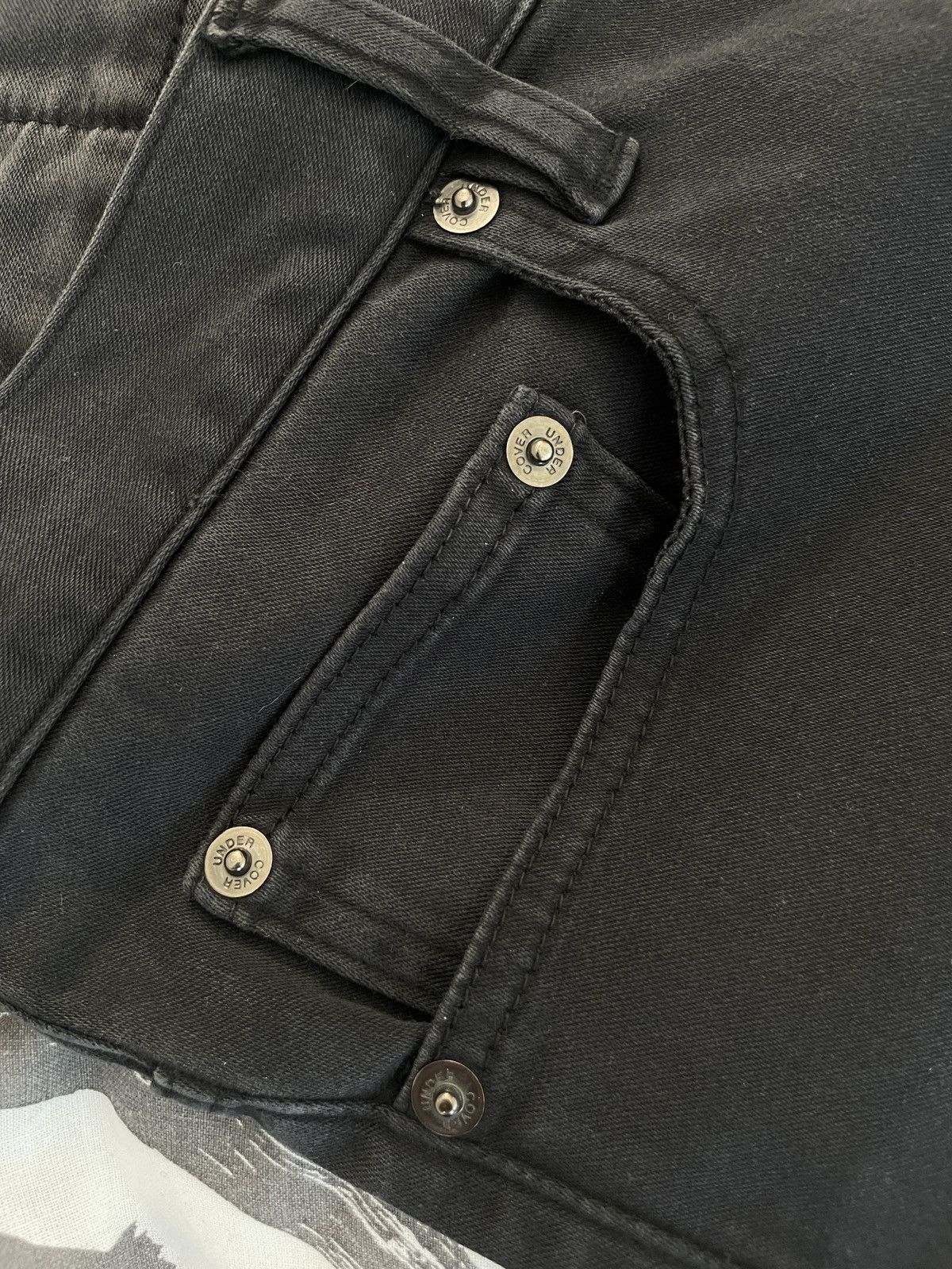 Undercover Undercover Jun Takahashi Black Jeans with Lightning Bolt Size US 30 / EU 46 - 8 Thumbnail