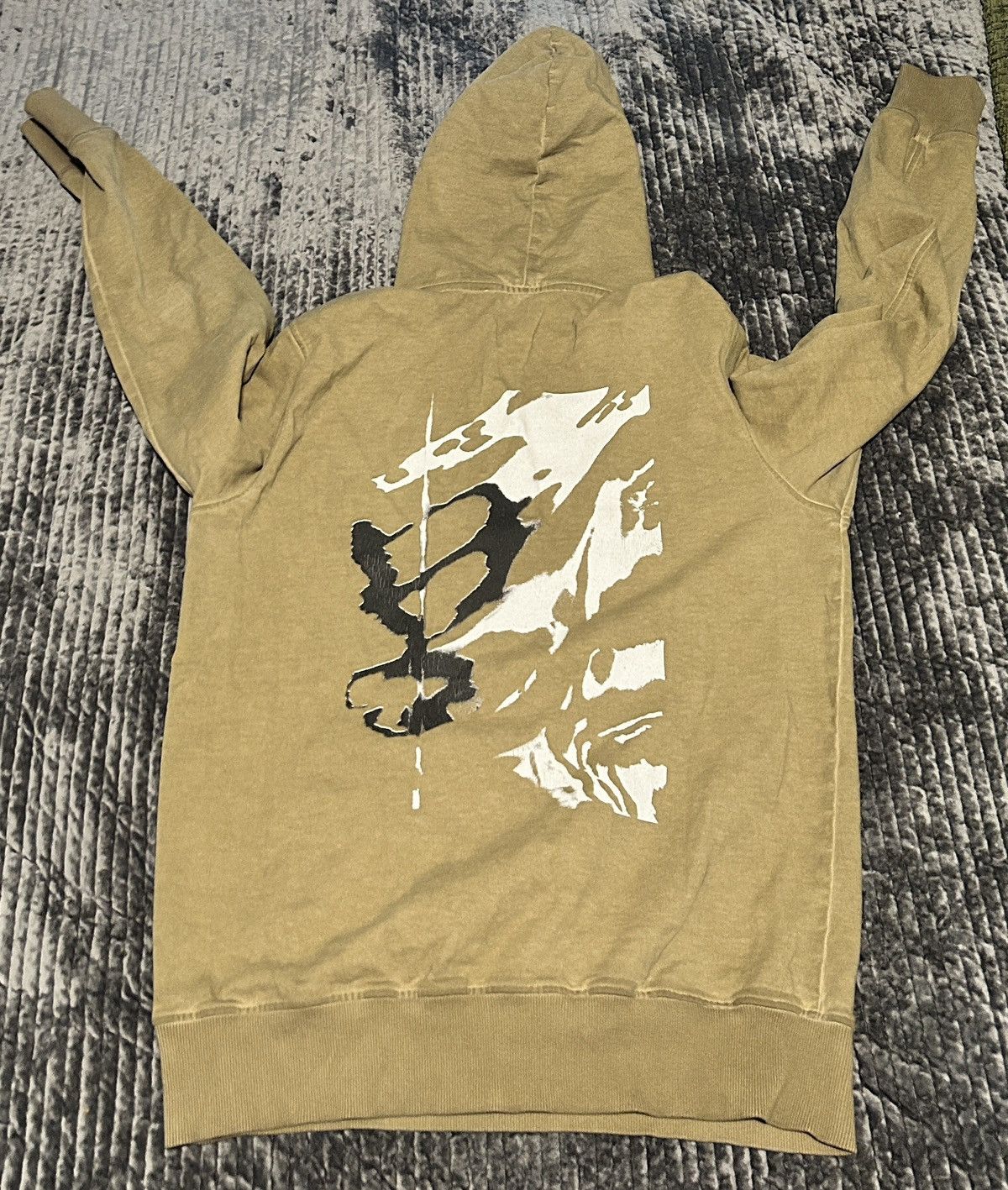 1017 ALYX 9SM Alyx hoodie w/ prints in Dark Sand Size US XL / EU 56 / 4 - 6 Thumbnail