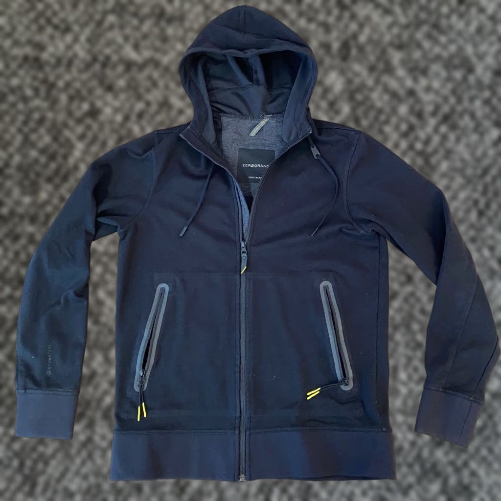Cole Haan Cole Haan Zerogrand Hoodie Mens Small Black Full Zip Hooded Jacket Size US S / EU 44-46 / 1 - 1 Thumbnail
