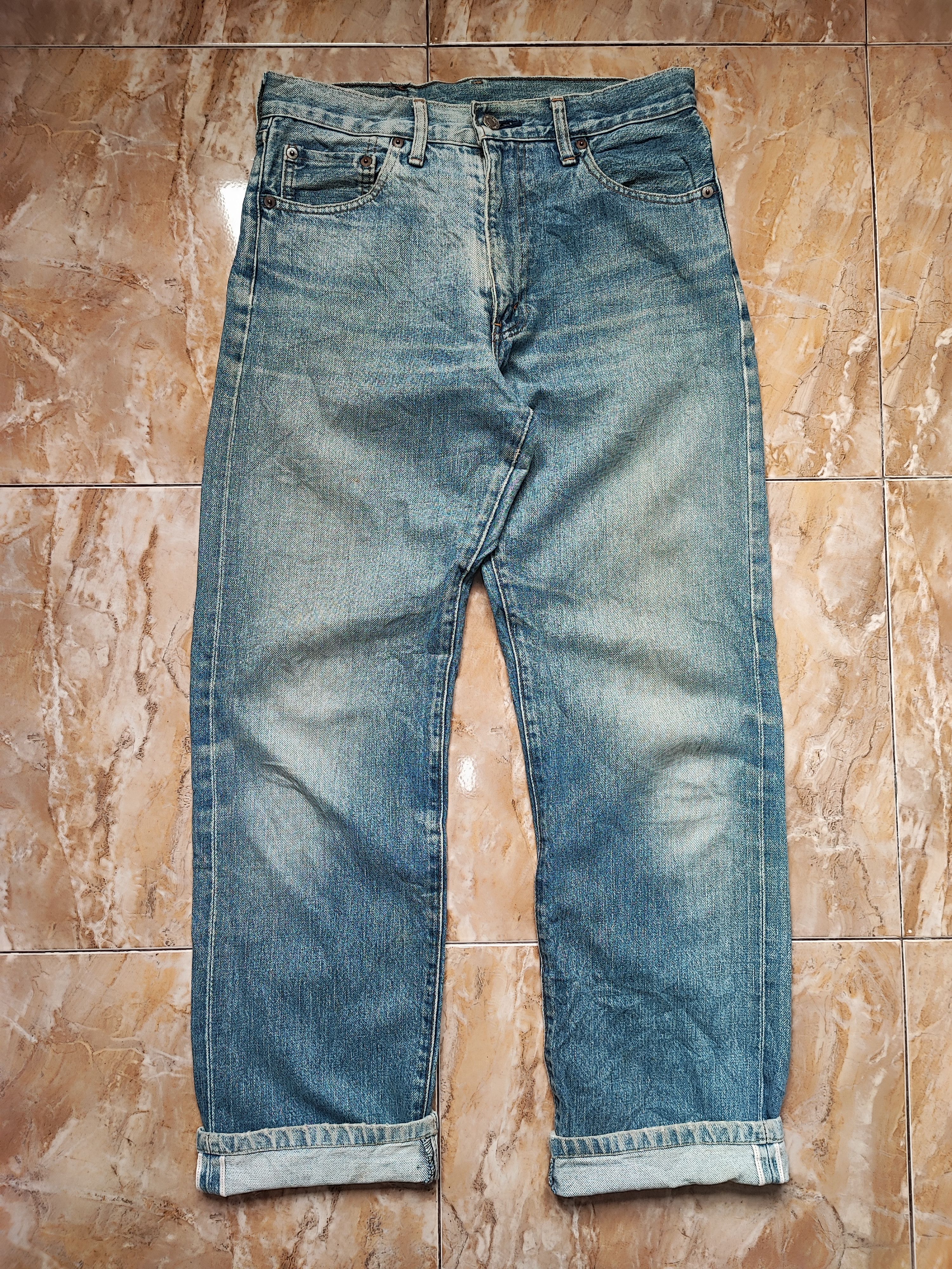 Levi's Vintage Clothing Levi's 502 Big E Redline Selvedge 1992 Jeans Size US 30 / EU 46 - 2 Thumbnail