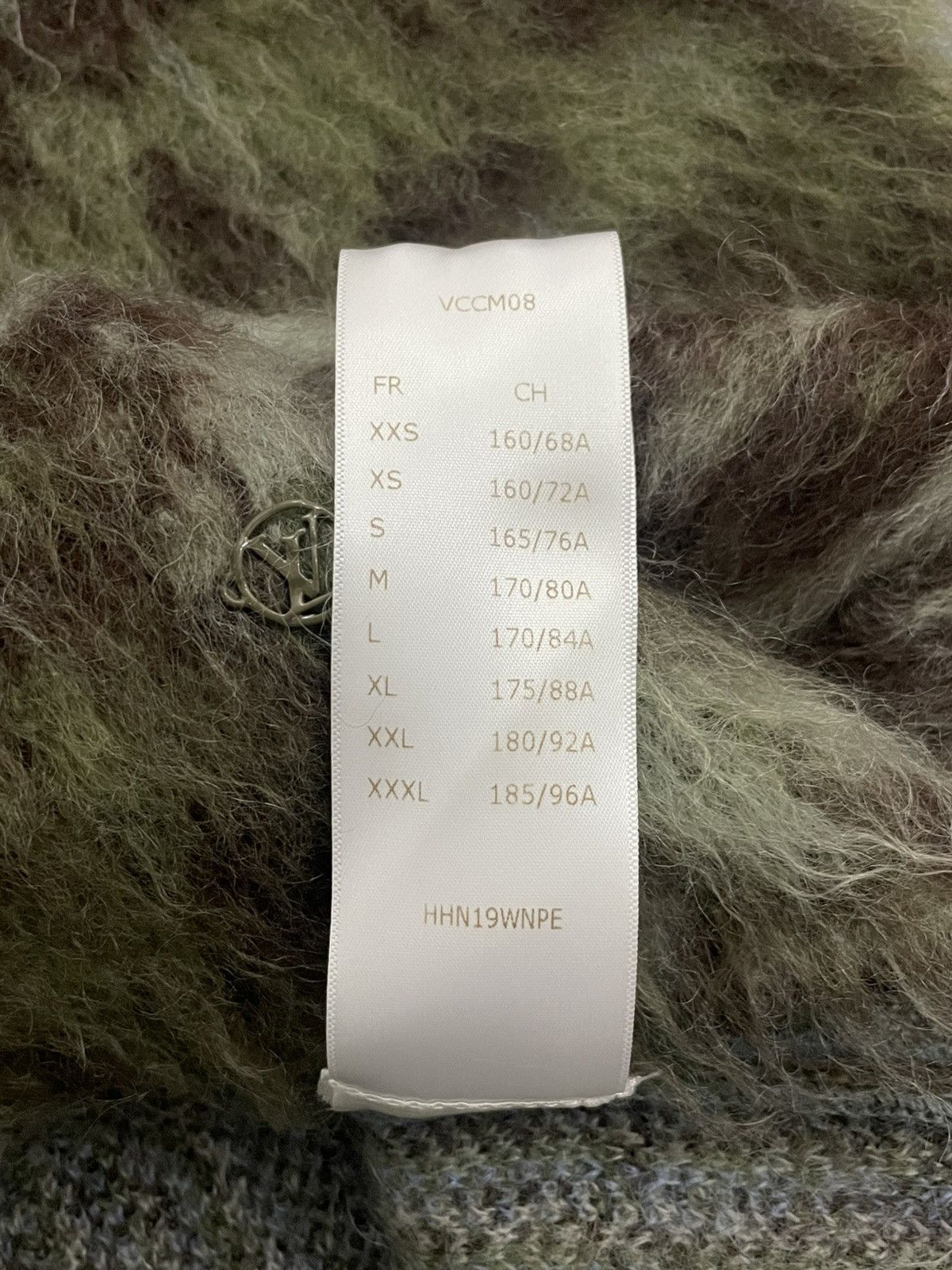 Louis Vuitton FW19 Camouflage Mohair Turtleneck Sweater Size US XL / EU 56 / 4 - 7 Thumbnail