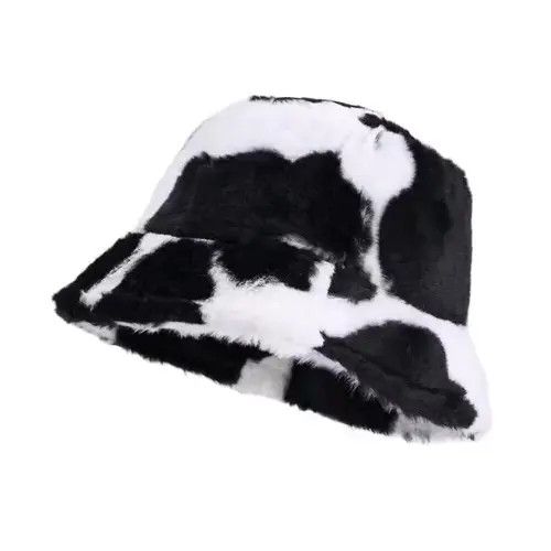 Japanese Brand Lamb Wool Bucket Hat Faux Fur Fisherman Hat Size ONE SIZE - 3 Thumbnail