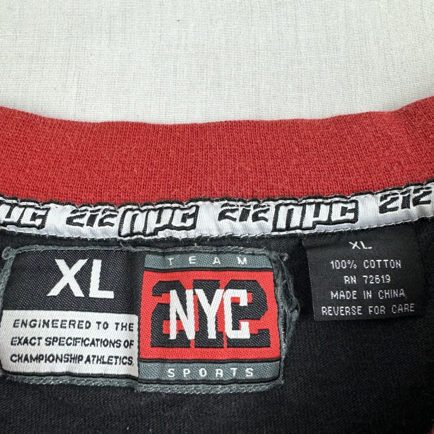 Vintage VINTAGE 212 NYC Shirt Adult XL Black Grunge Y2K Long Sleeve Crew Neck Mens Size US XL / EU 56 / 4 - 4 Thumbnail
