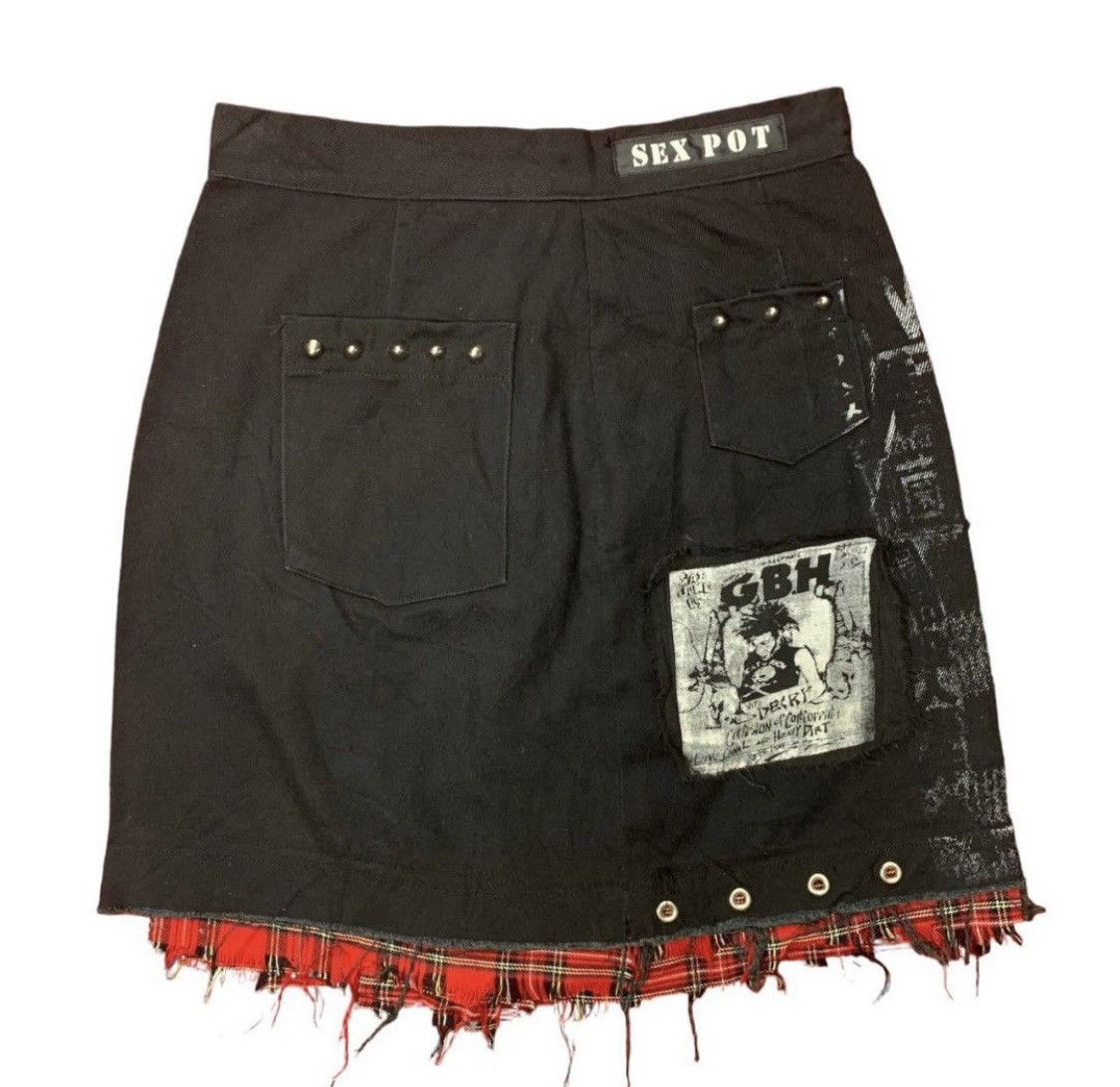 Japanese Brand × Seditionaries Japanese Brand Seditionaries God Save The Queen Mini Skirt Size 25" / US 0 / IT 36 - 4 Thumbnail
