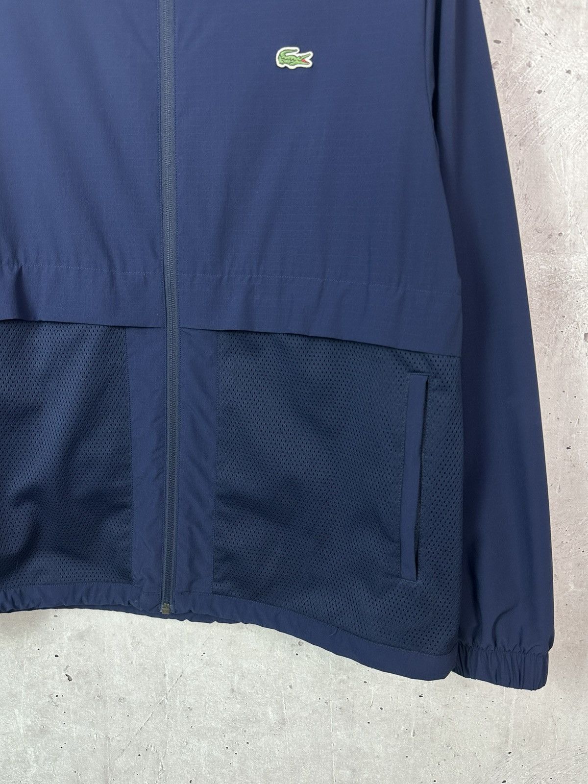Lacoste Lacoste Sport Blue Logo Long Sleeve Men’s Hooded Jacket Size US L / EU 52-54 / 3 - 5 Thumbnail