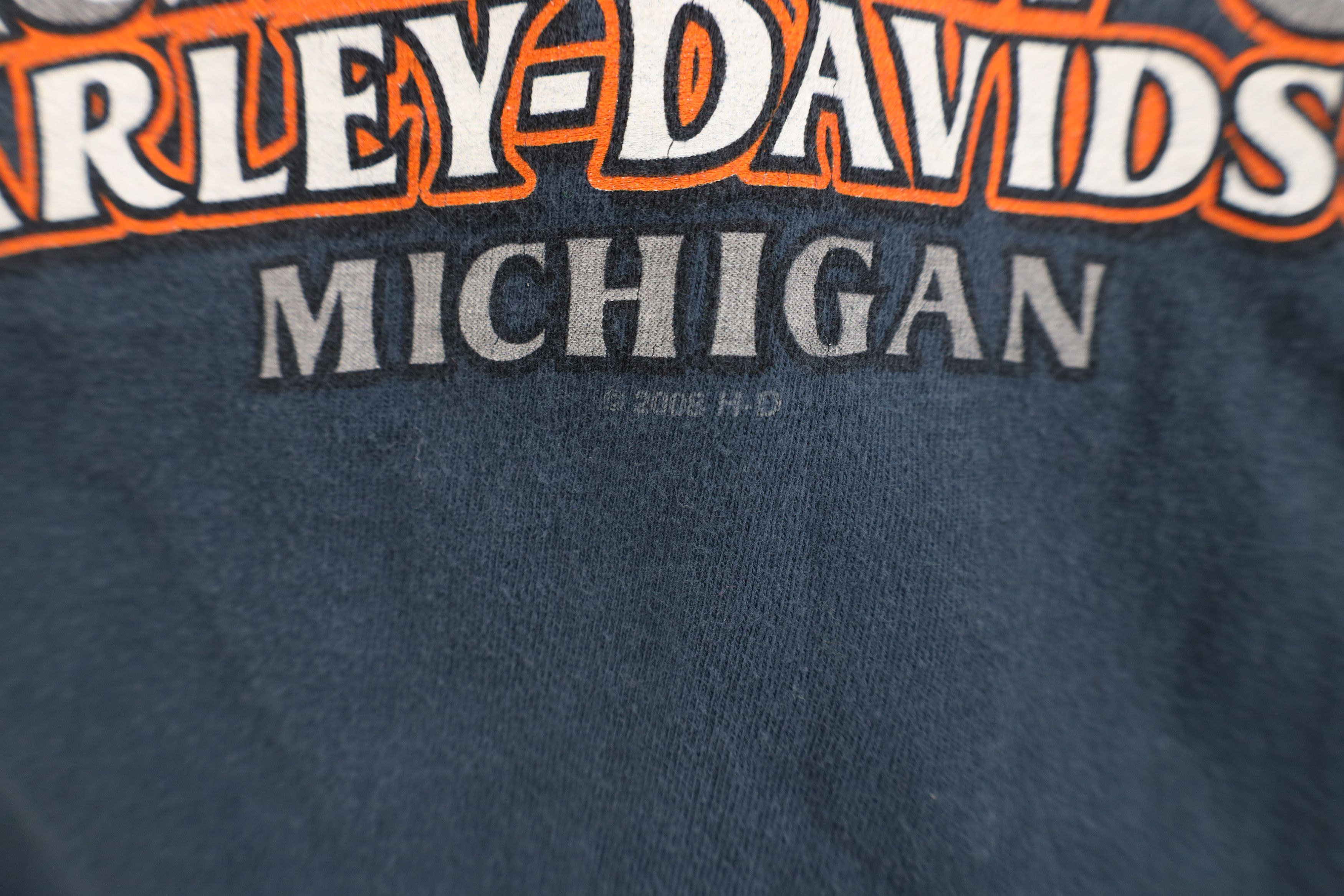 Harley Davidson Vintage Y2K Harley Davidson Eagle Fire Flames T-Shirt USA Size US XXL / EU 58 / 5 - 12 Thumbnail