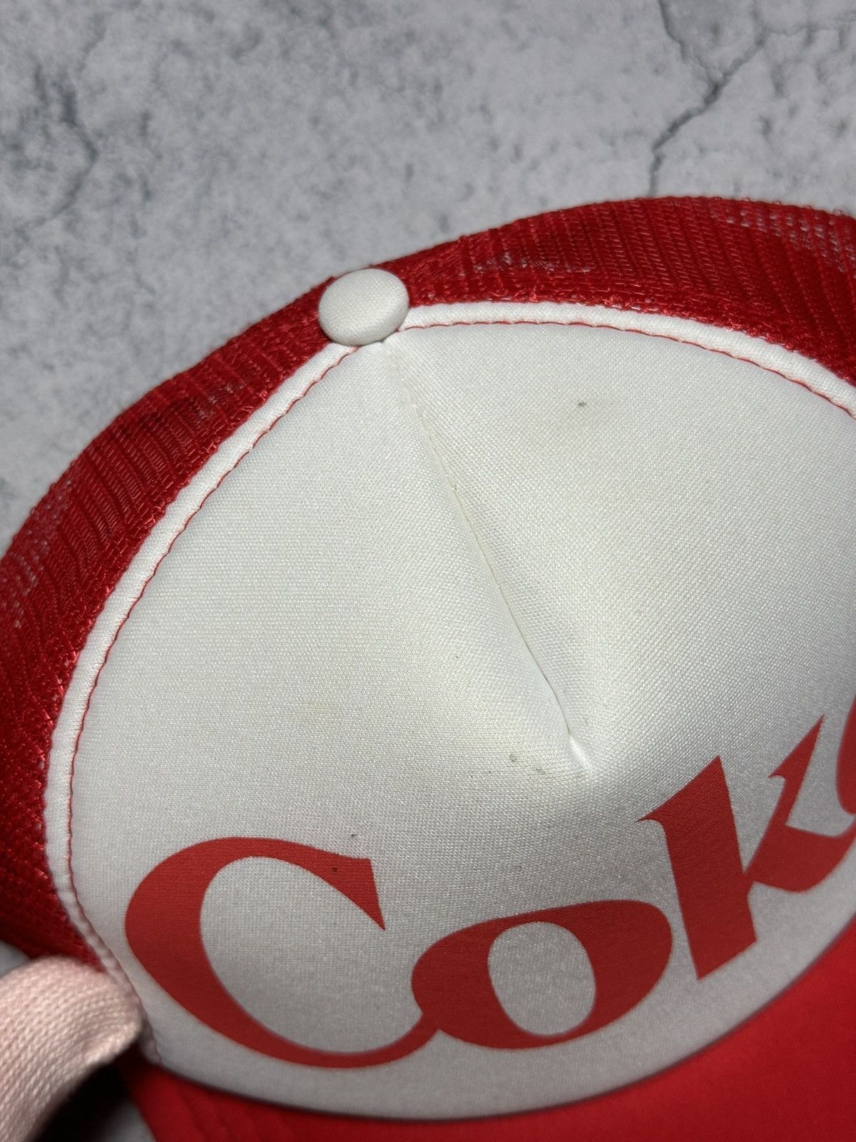 Coca Cola Vintage 90s Coca-Cola Coke Trucker Cap Hat Size ONE SIZE - 11 Thumbnail
