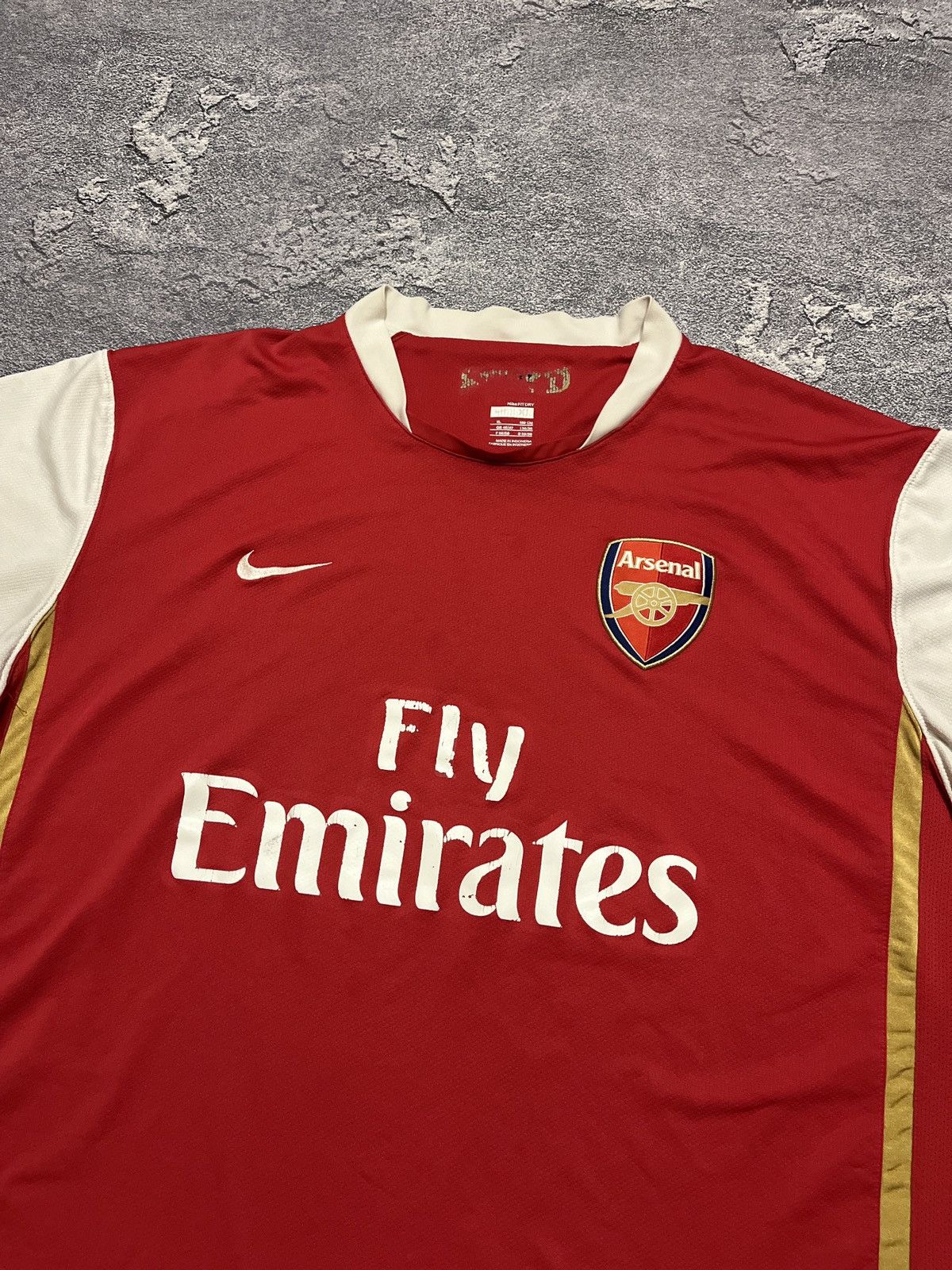 Nike × Vintage Vintage Nike Arsenal Soccer Jersey Football Shirt Tee Size US XL / EU 56 / 4 - 2 Thumbnail