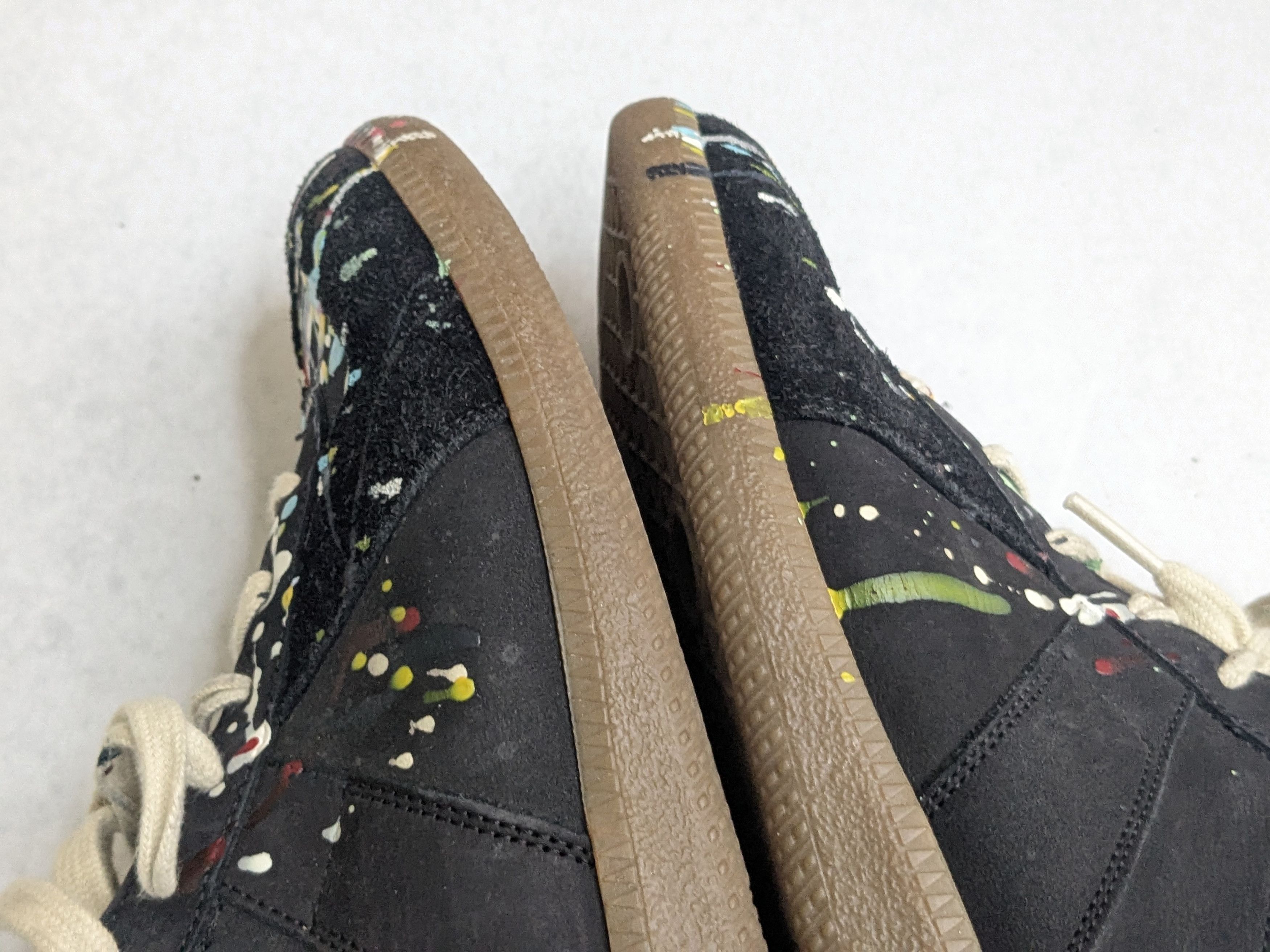 Maison Margiela Maison Margiela Replica GAT Paint Splatter Black 9 42 Size US 9 / EU 42 - 11 Thumbnail