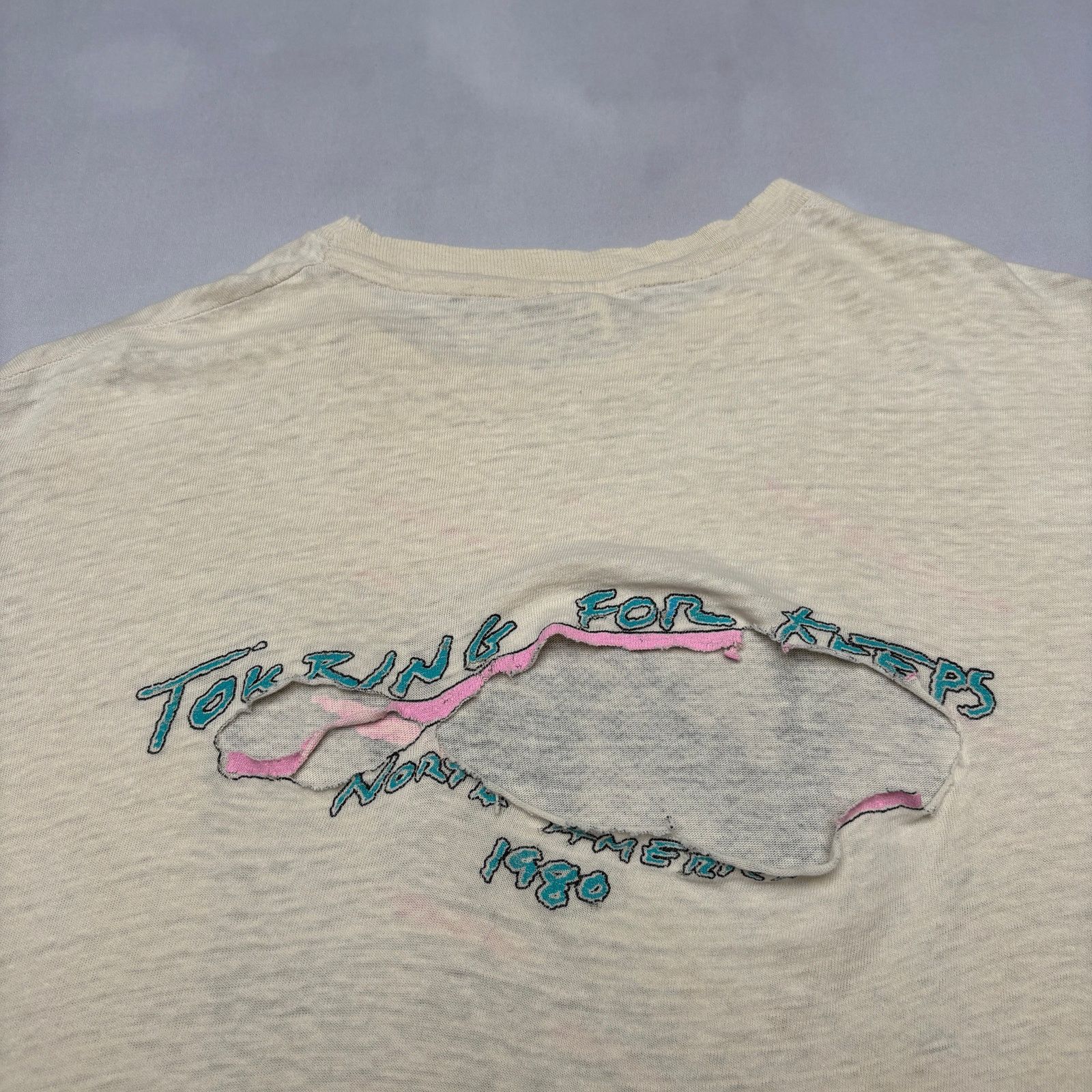 Hanes × Vintage Vintage 1980 Eddie Money Touring For Keeps Shirt Men's Large Size US L / EU 52-54 / 3 - 6 Thumbnail