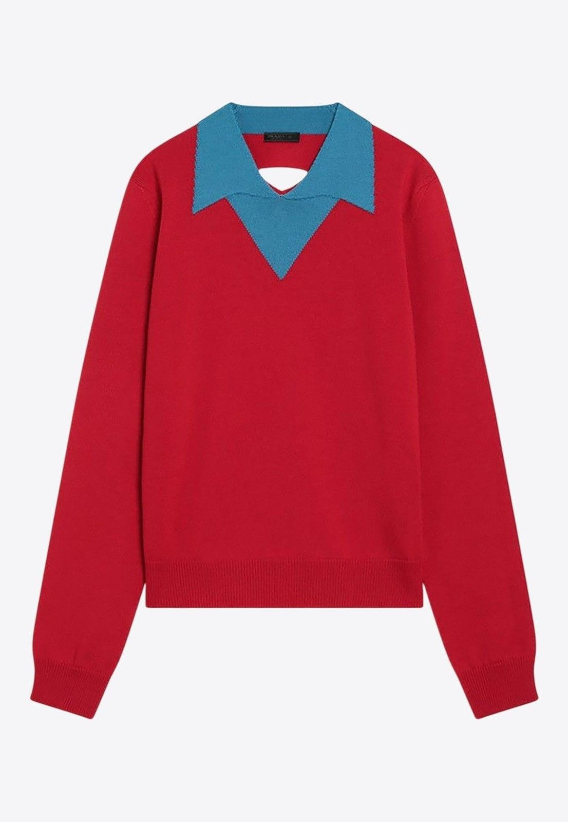 Prada Prada Wool Polo Sweater Size US M / EU 48-50 / 2 - 1 Thumbnail