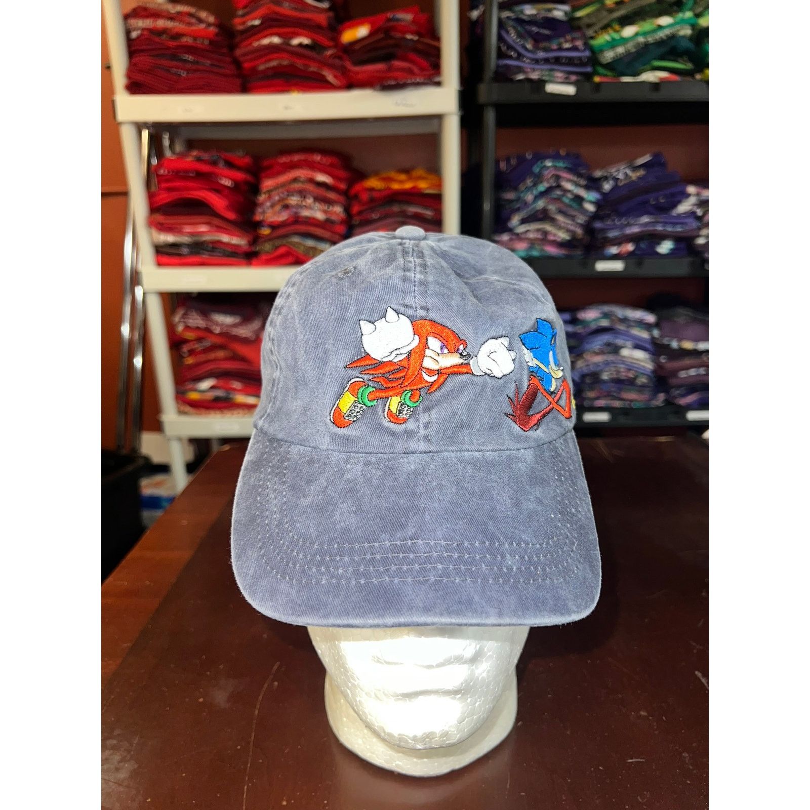Vintage Sonic The Hedgehog Hat Knuckles Baseball Style Cap Headwear Size ONE SIZE - 1 Thumbnail
