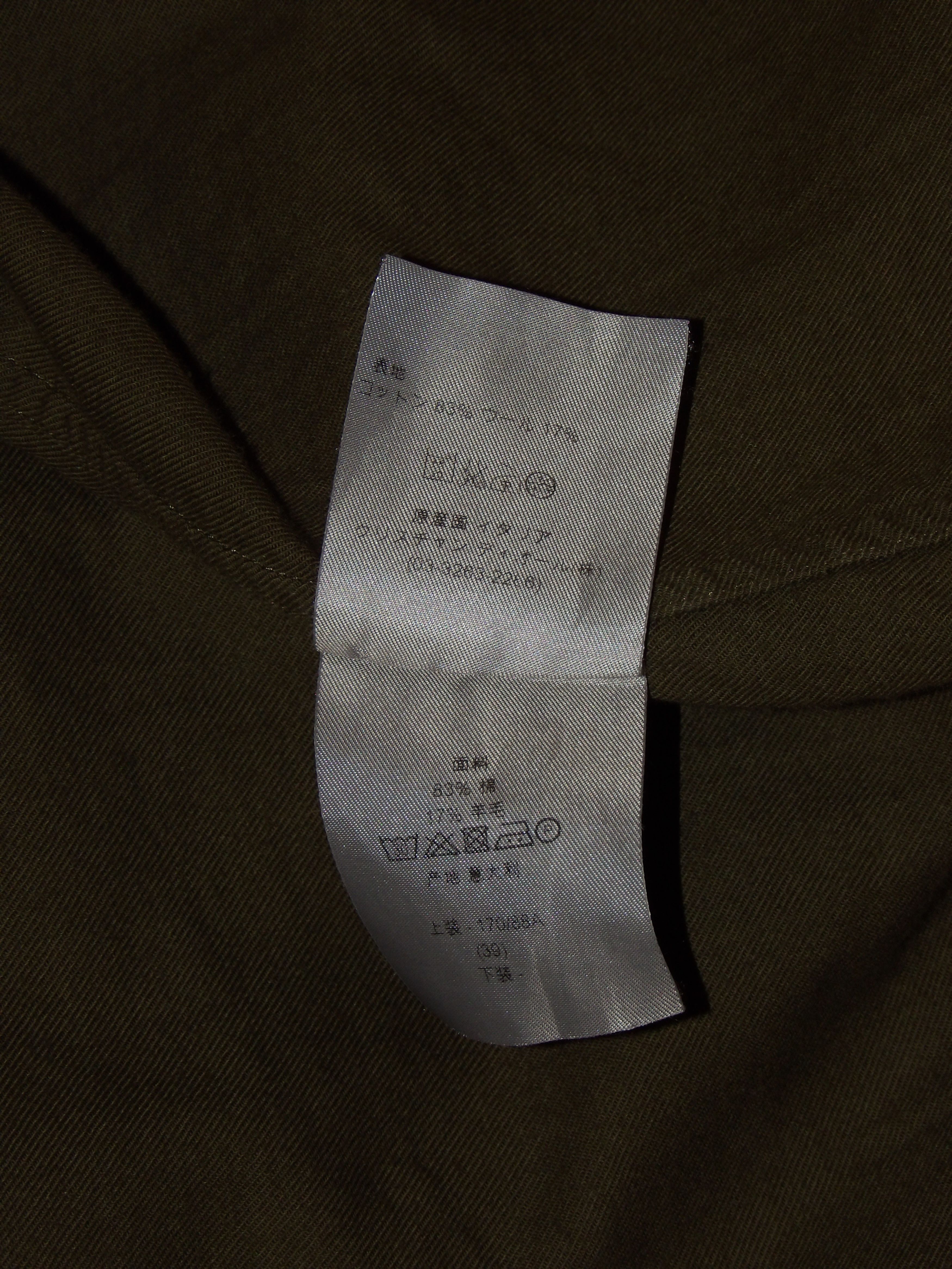 Dior Hedi Slimane Dior Homme Military Shirt W/ Neck Detail Size US M / EU 48-50 / 2 - 8 Thumbnail