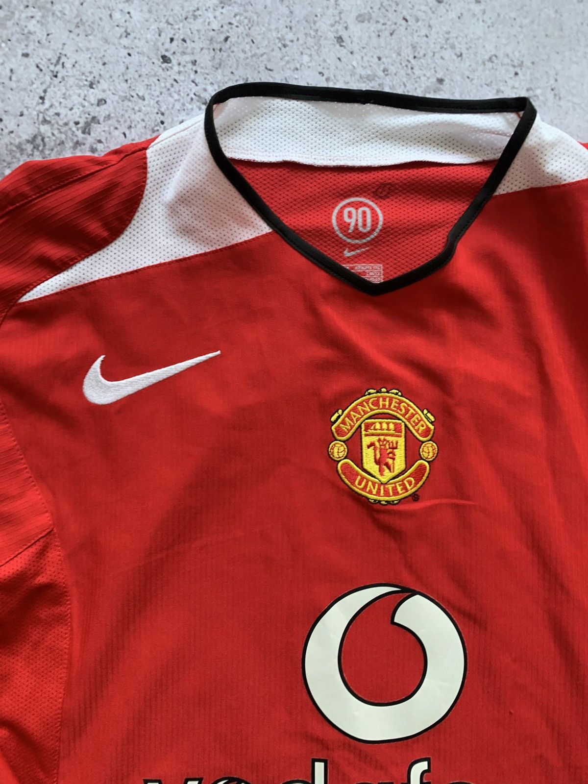 Nike 🔥NIKE MANCTESTER UNITED 2004/2006 LONG SLEEVE SOCCER JERSEY Size US M / EU 48-50 / 2 - 5 Thumbnail