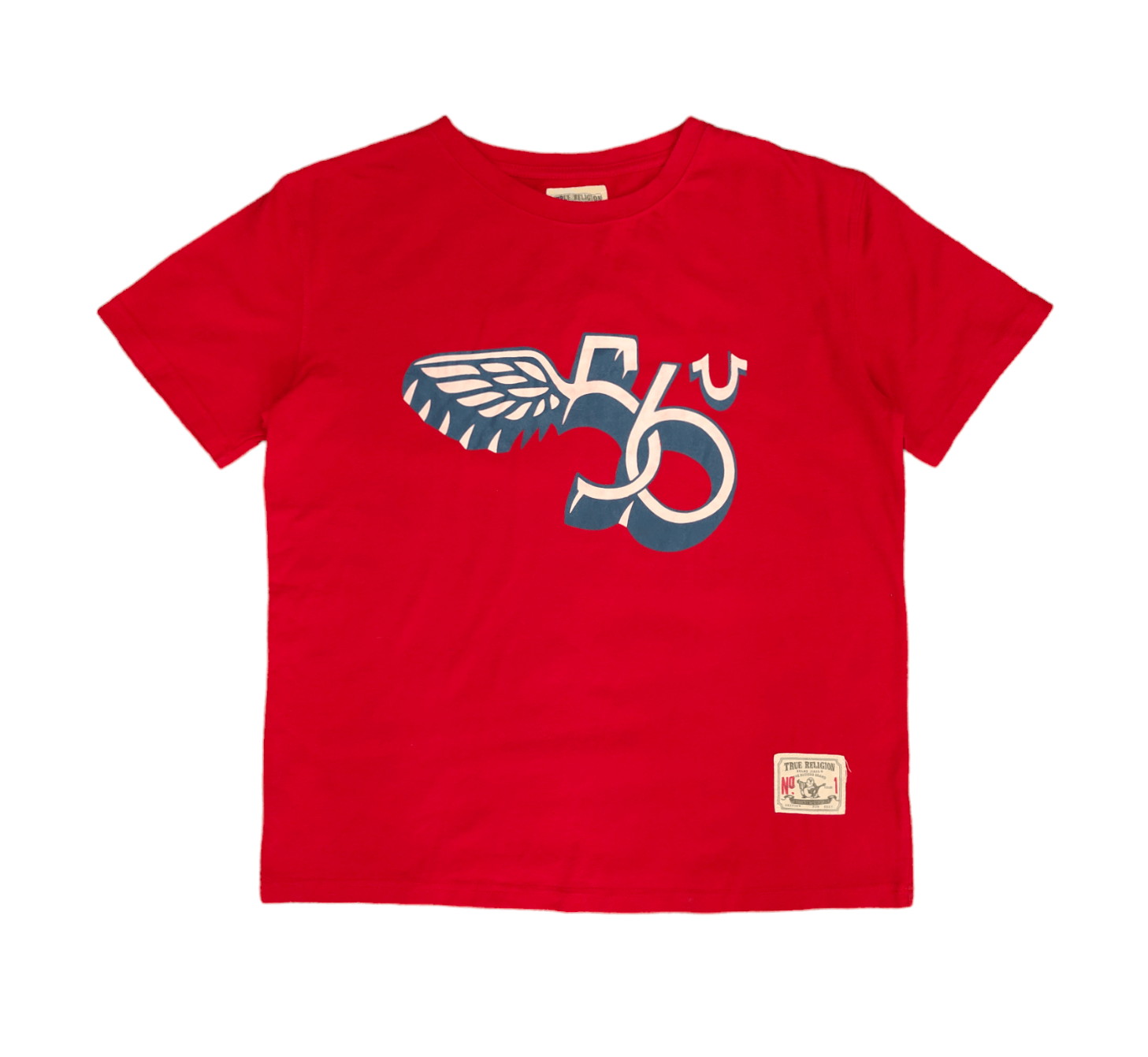 True Religion Vintage Y2k True Religion Joey Big T Flying T-Shirt Size US L / EU 52-54 / 3 - 1 Thumbnail
