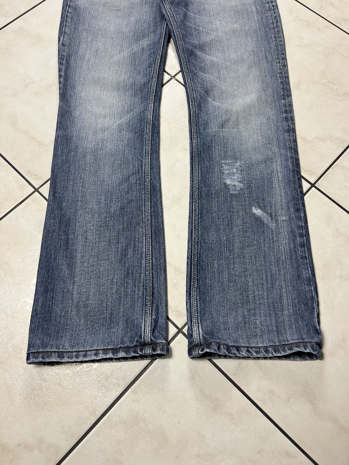 Diesel Vintage 90s Diesel y2k distressed jeans thrashed pants denim Size US 29 - 4 Thumbnail