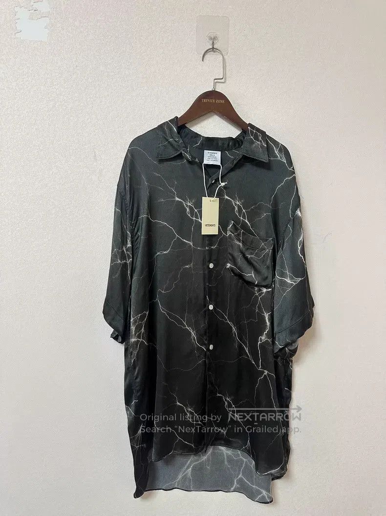Vetements Vetements Lightning Silk Short Sleeve Size US M / EU 48-50 / 2 - 1 Thumbnail
