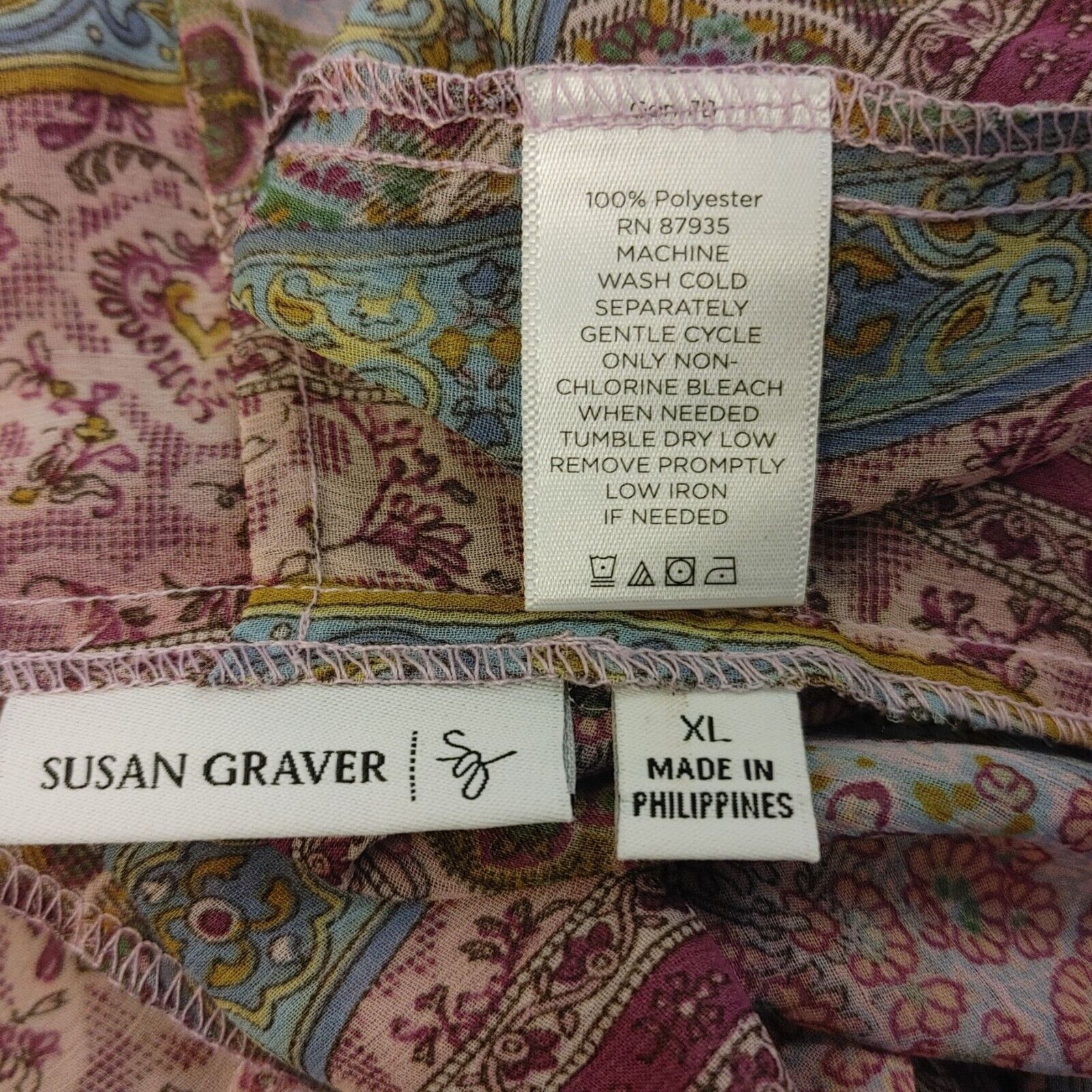 Other Susan Graver Women's Sheer Sleeveless Wrap Sweater/Robe XL Size XL / US 12-14 / IT 48-50 - 5 Thumbnail