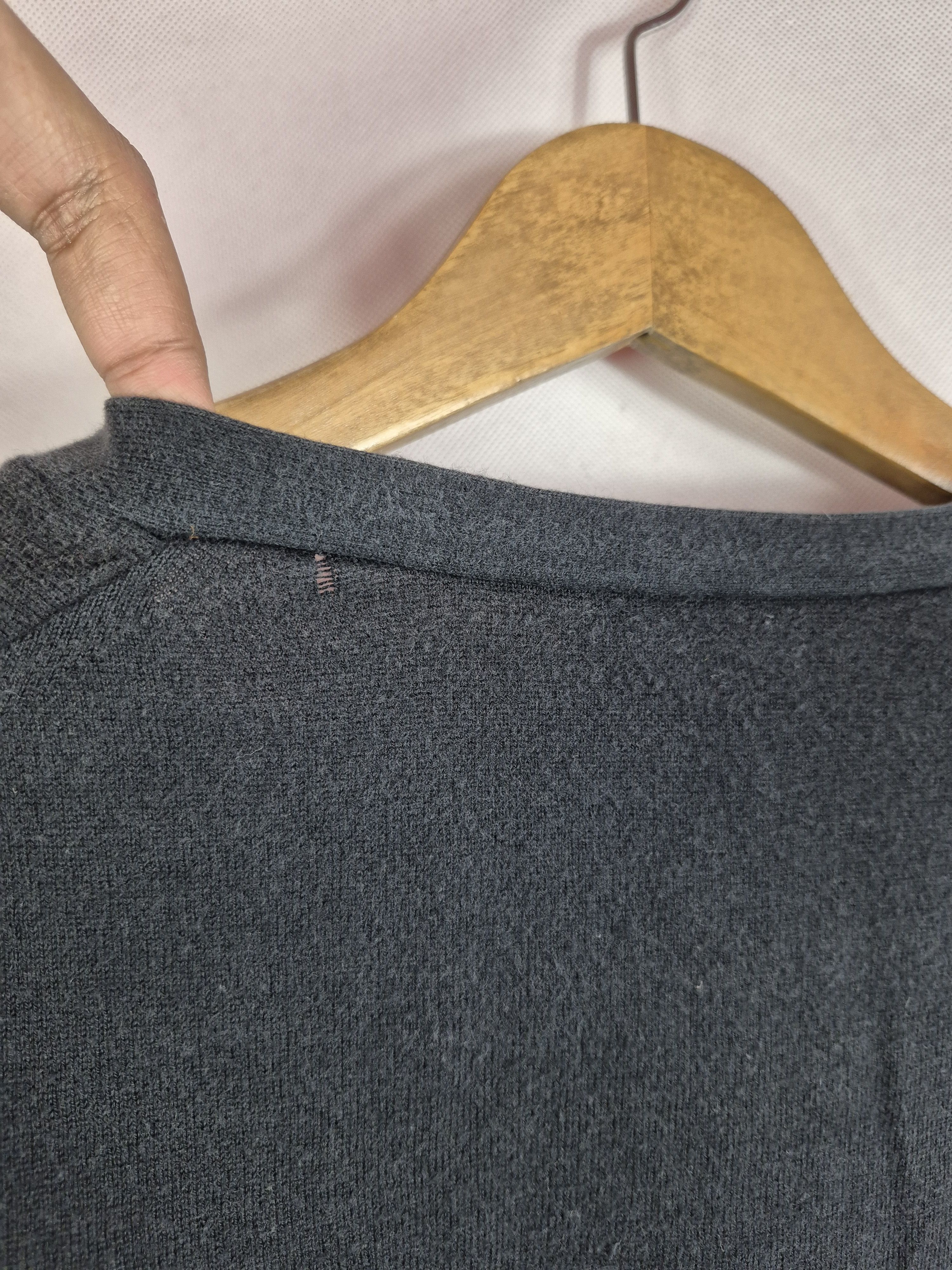 Japanese Brand 🔥 Uniqlo Black Cardigan Sweater Knitwear Size 3XL / US 20-22 - 5 Thumbnail