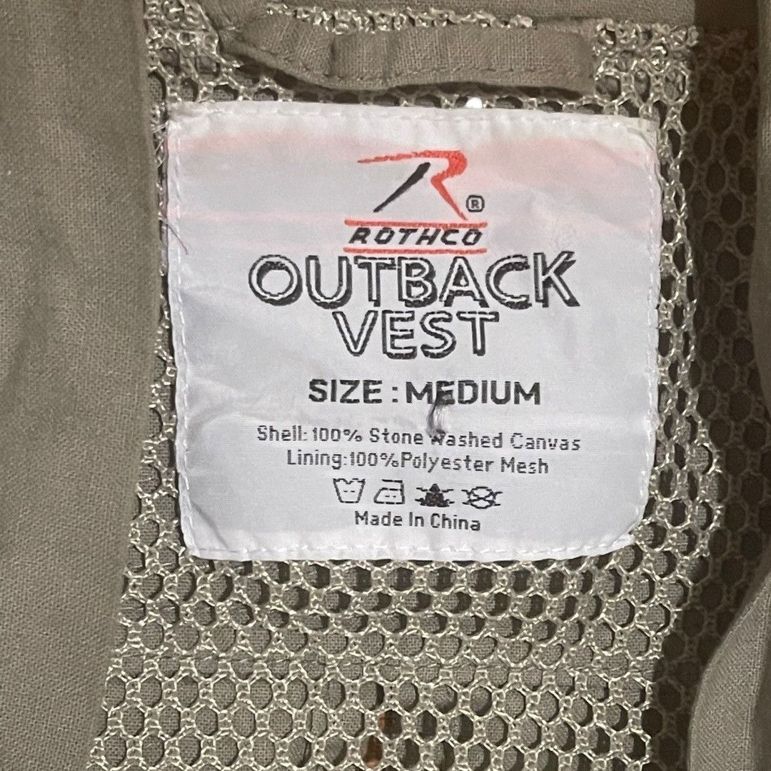 Rothco Rothco Tactical Y2K Multi Pocket Zip Men Outback Vest Sz M Size US M / EU 48-50 / 2 - 3 Thumbnail