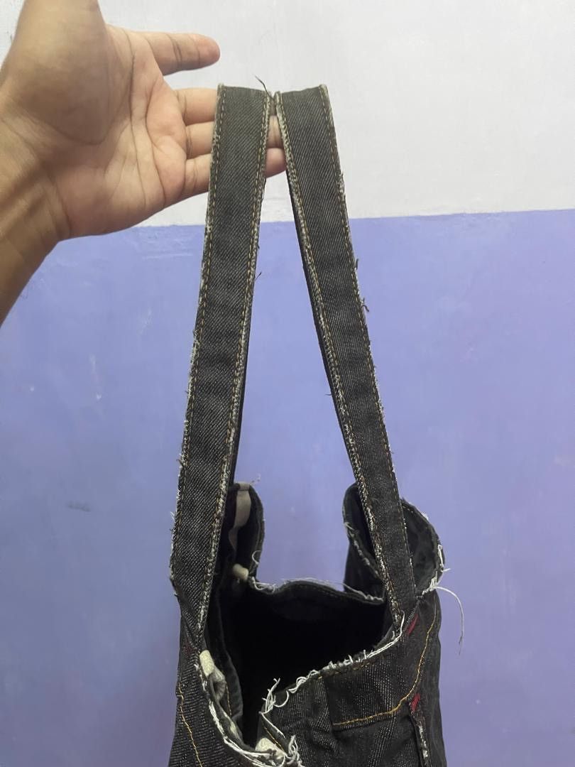 Tornado Mart Tornado Mart Denim Tote Bag Size ONE SIZE - 13 Thumbnail