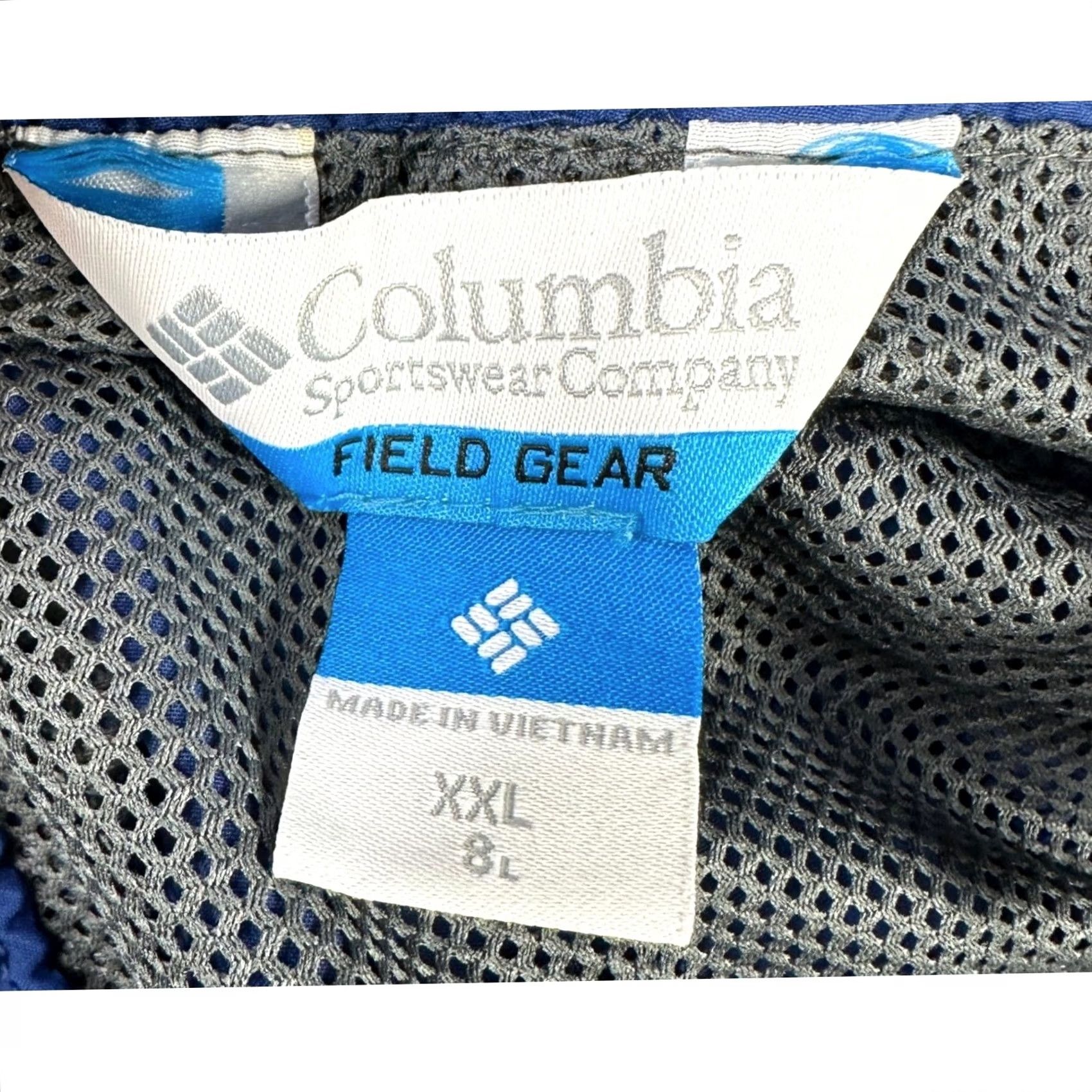 Vintage Columbia Field Gear Nylon Shorts Hiking Mens 2XL Blue Omni-Shade Flat Front NEW Size US 39 - 4 Thumbnail