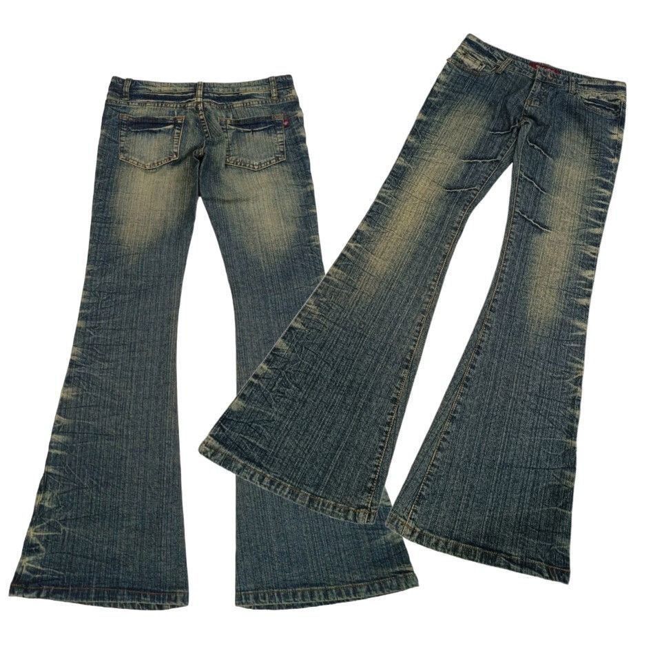 image of Le Grande Bleu L G B x Tornado Mart Dope ! Super Flared Denim, Men's (Size 30)