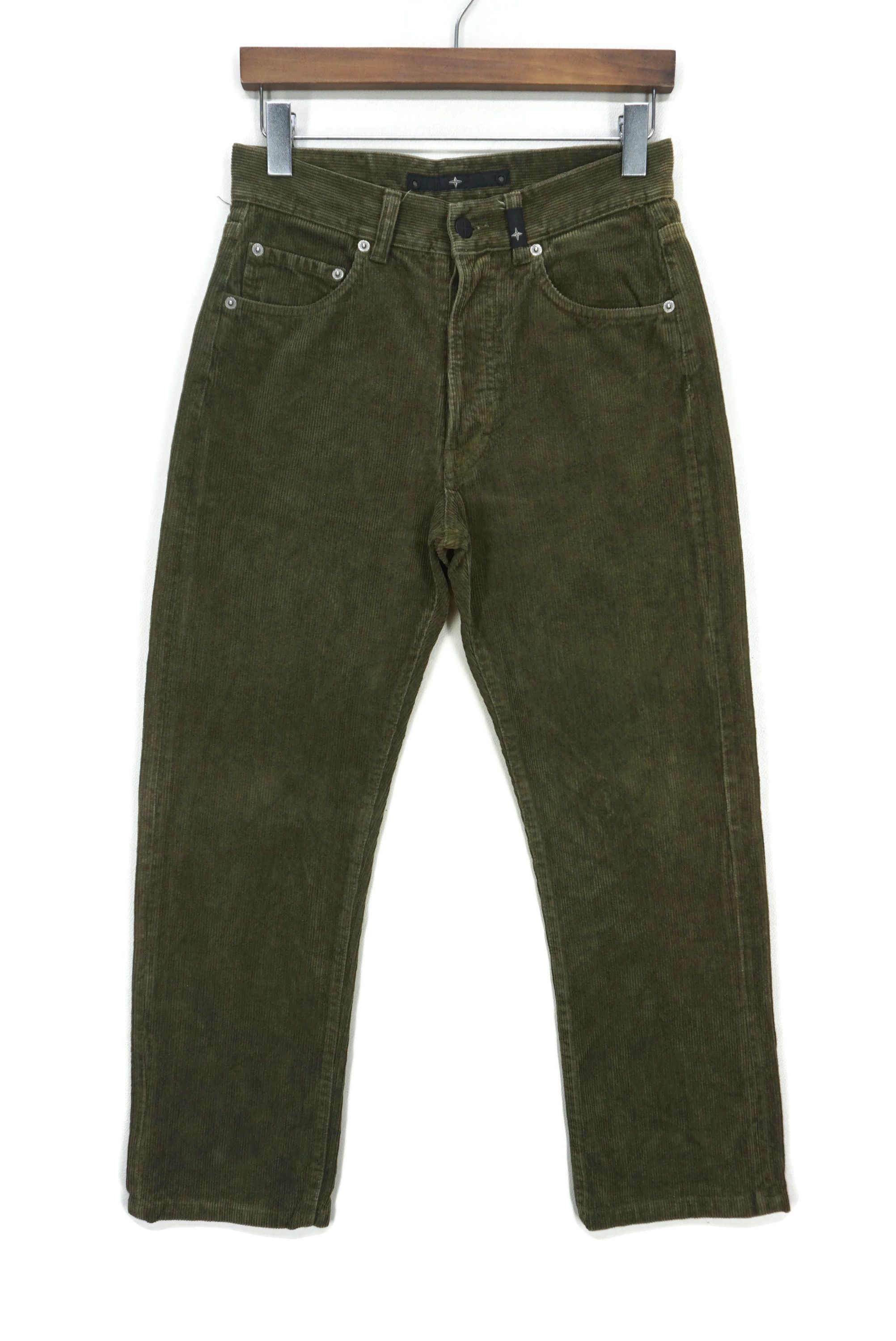 Stone Island Cropped Corduroy Pants Size W28xL26 Made in Italy Size US 28 / EU 44 - 1 Thumbnail