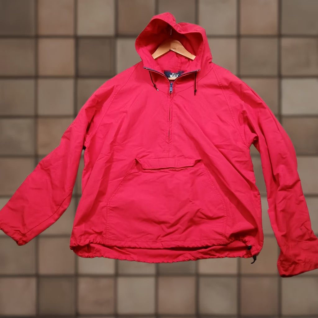 Vintage VINTAGE Woolrich Anorak Jacket Mens L Red Nylon Made in USA Pullover Hooded Zip Drawstring Casual Outer Shell Nylon Size US L / EU 52-54 / 3 - 1 Thumbnail