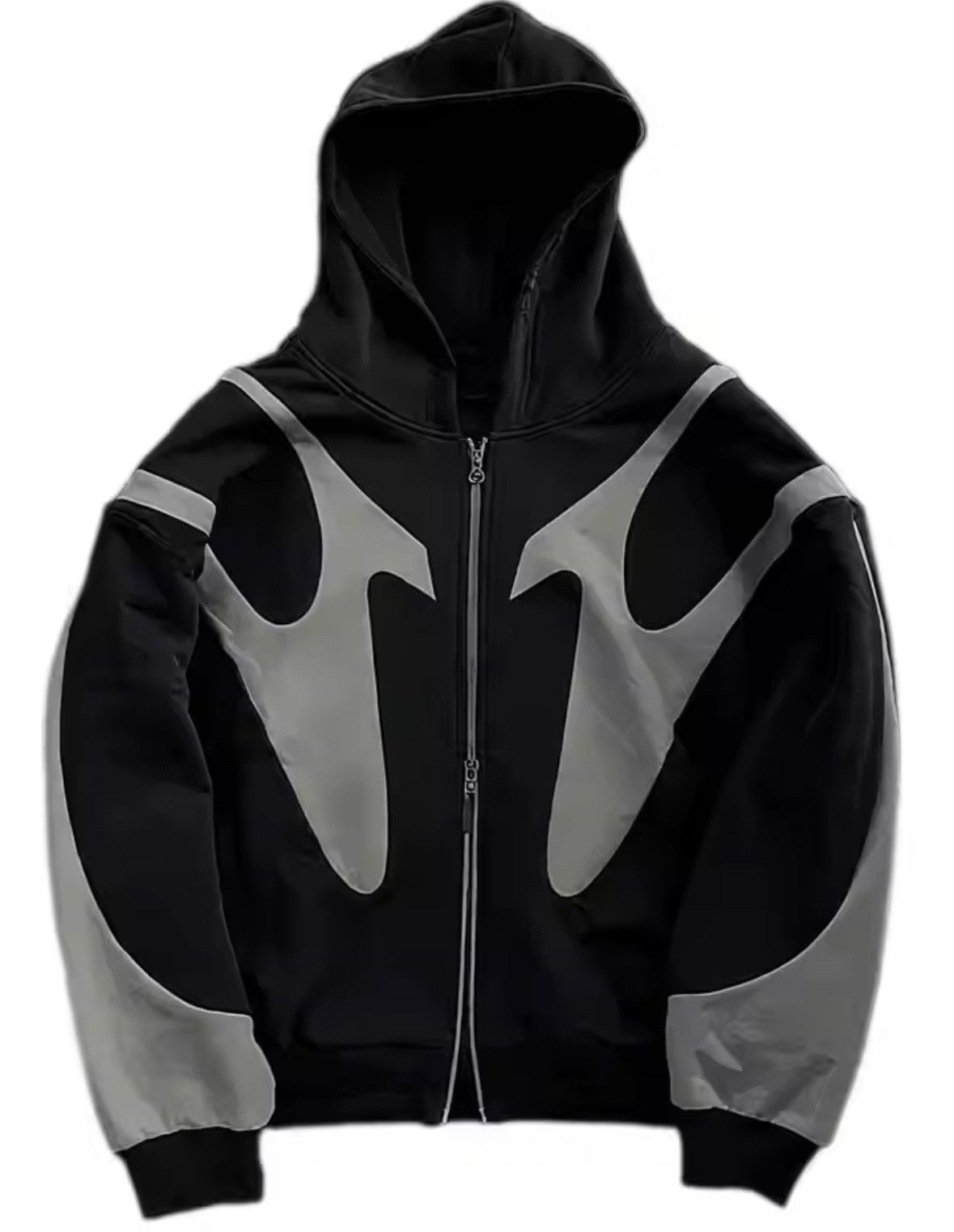 Other Retro Gothic Y2K Cross Jacquard Zipper Fashion Hoodies Size US M / EU 48-50 / 2 - 1 Thumbnail