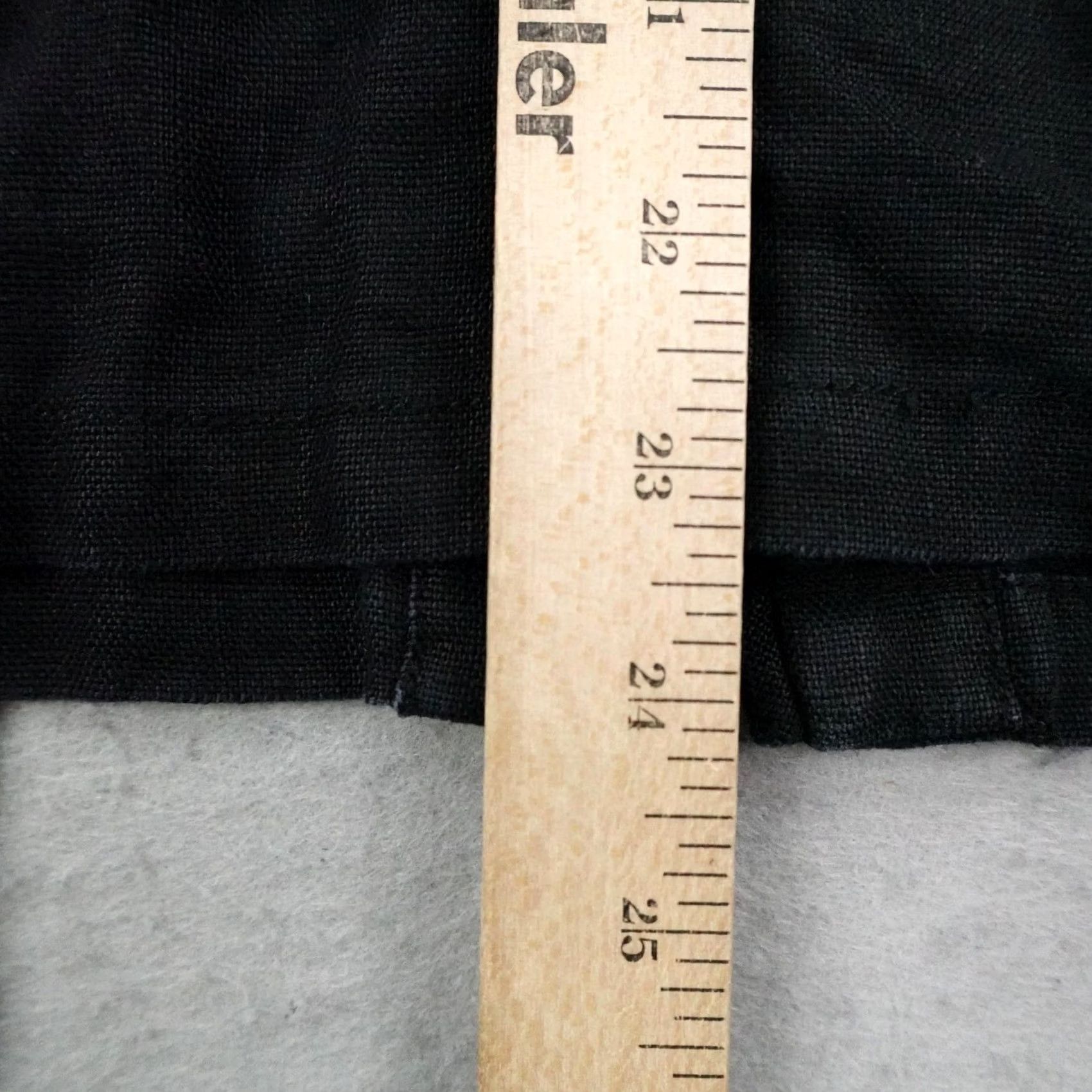 Eileen Fisher Eileen Fisher Jacket Womens Small Black Organic Linen Collarless Full Zip Up Size S / US 4 / IT 40 - 7 Thumbnail