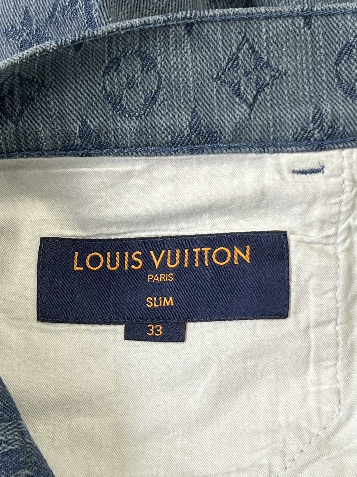 Louis Vuitton Louis Vuitton Virgil abloh Japan monogram slim fit jeans Size US 33 - 9 Thumbnail