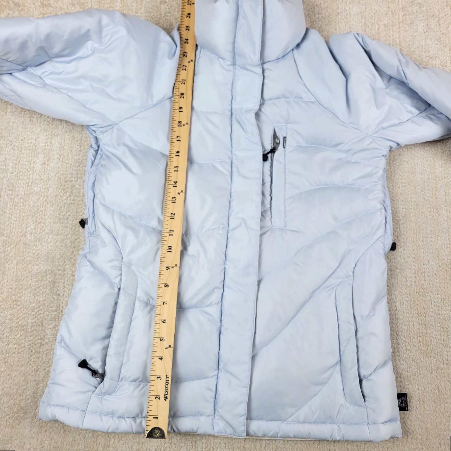 Vintage Columbia Down Puffer Jacket Womens S Blue Full Zip Quilted Packable 650 Insulated Lightweight Size S / US 4 / IT 40 - 6 Thumbnail