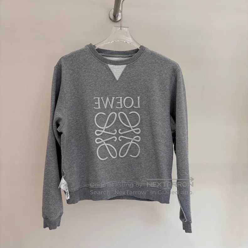 Loewe Loewe Embroidered Logo Reverse Wear Hoodie Size S / US 4 / IT 40 - 1 Thumbnail