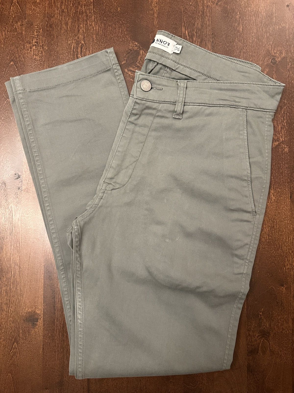 NN07 NN07 Marco Trousers - Foam Green Size US 31 - 1 Thumbnail