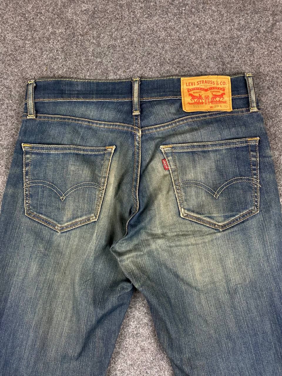 Levi's levis 511 slim denim slightly distressed Size US 32 / EU 48 - 3 Thumbnail