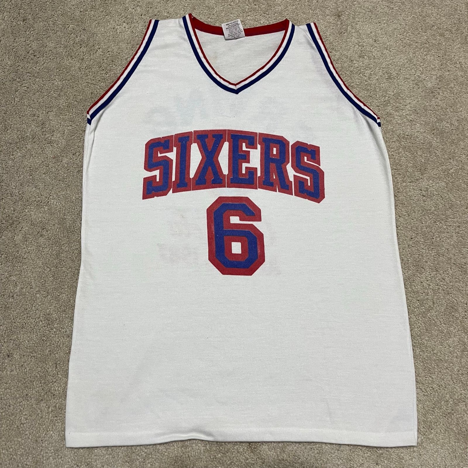 Other Vintage 1987 Julius Erving Sixers #6 Coca-Cola Promo Tank To Size US XL / EU 56 / 4 - 2 Thumbnail