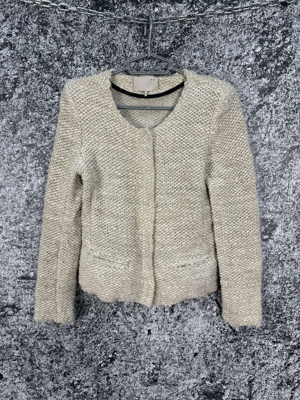 Iro Women’s IRO Shena Wool Cardigan Sweater Blazer Size 0 Size XS / US 0-2 / IT 36-38 - 1 Thumbnail