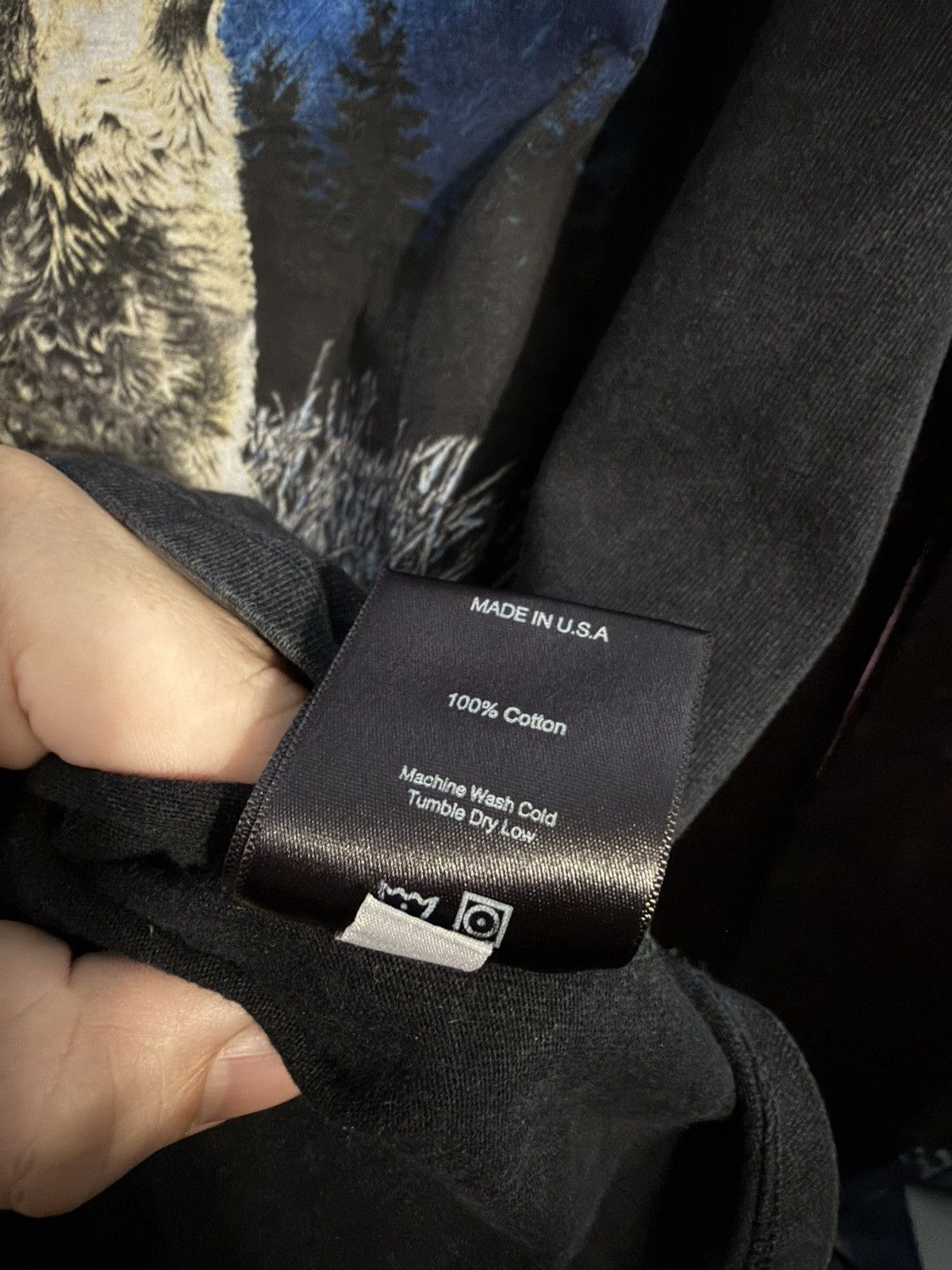 Rhude Wolf with the Moon Tshirt Size US L / EU 52-54 / 3 - 5 Thumbnail