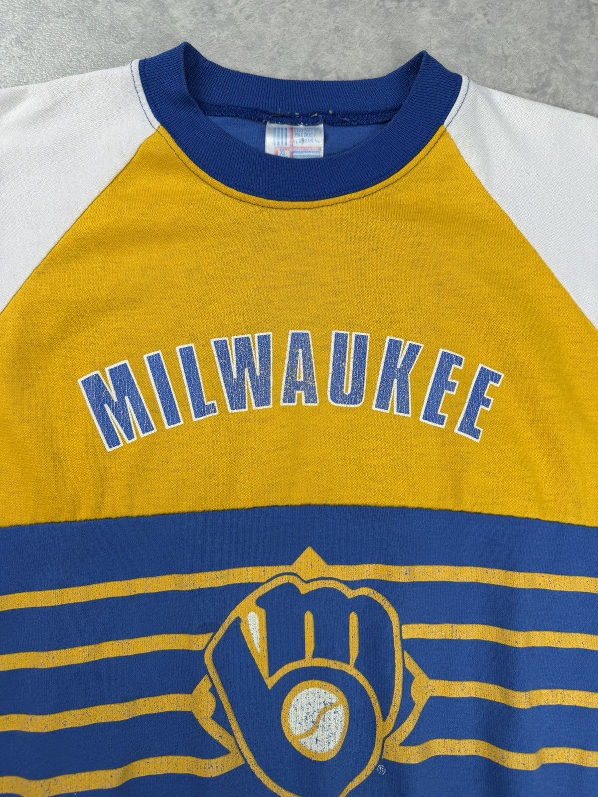 Vintage Vintage Milwaukee Brewers Jersey Shirt Youth XL Fits S Size US S / EU 44-46 / 1 - 4 Thumbnail